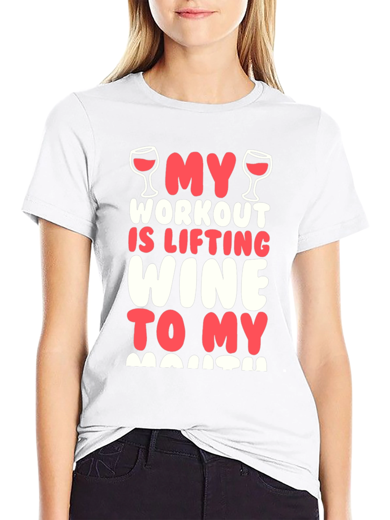 Funny Wine Workout T-Shirt