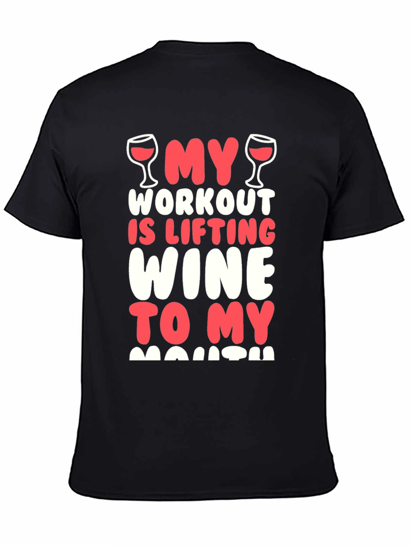 Funny Wine Workout T-Shirt