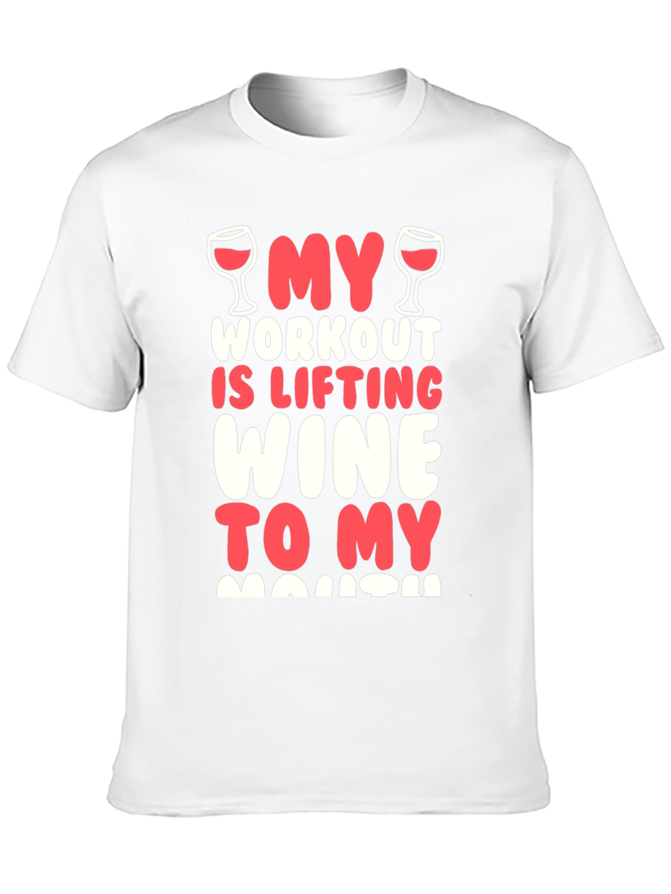 Funny Wine Workout T-Shirt