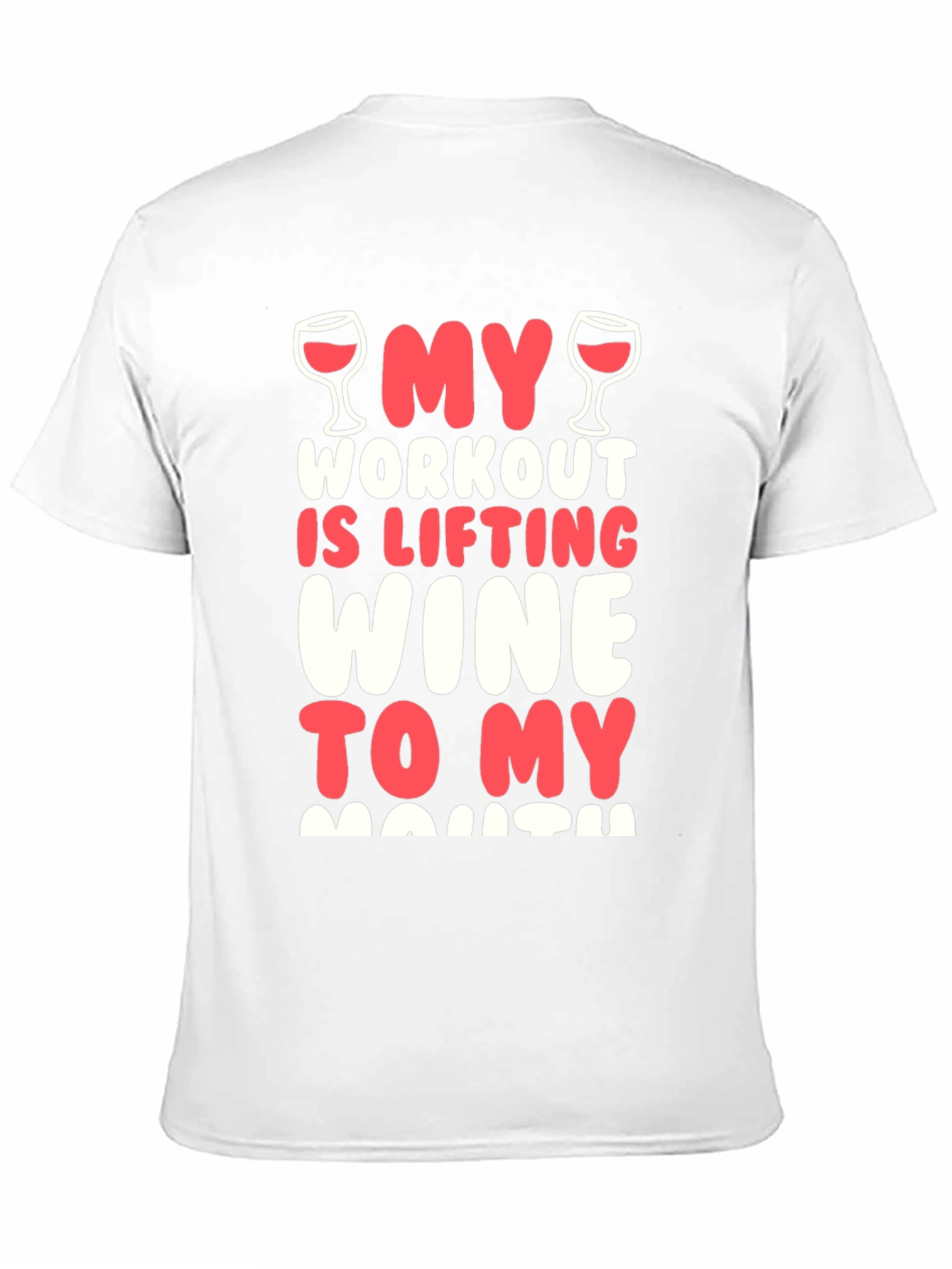 Funny Wine Workout T-Shirt