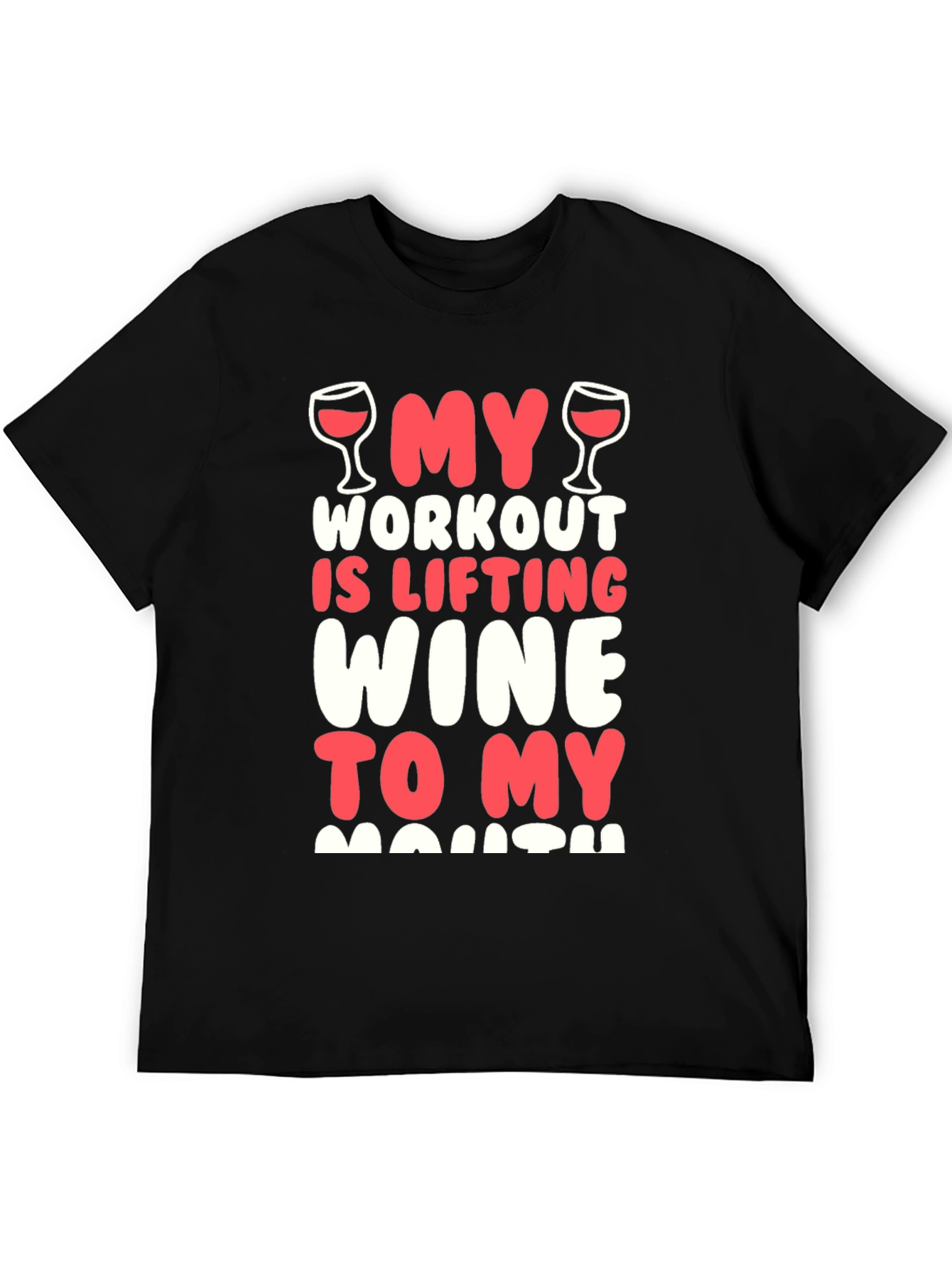 Funny Wine Workout T-Shirt