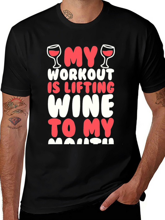 Funny Wine Workout T-Shirt