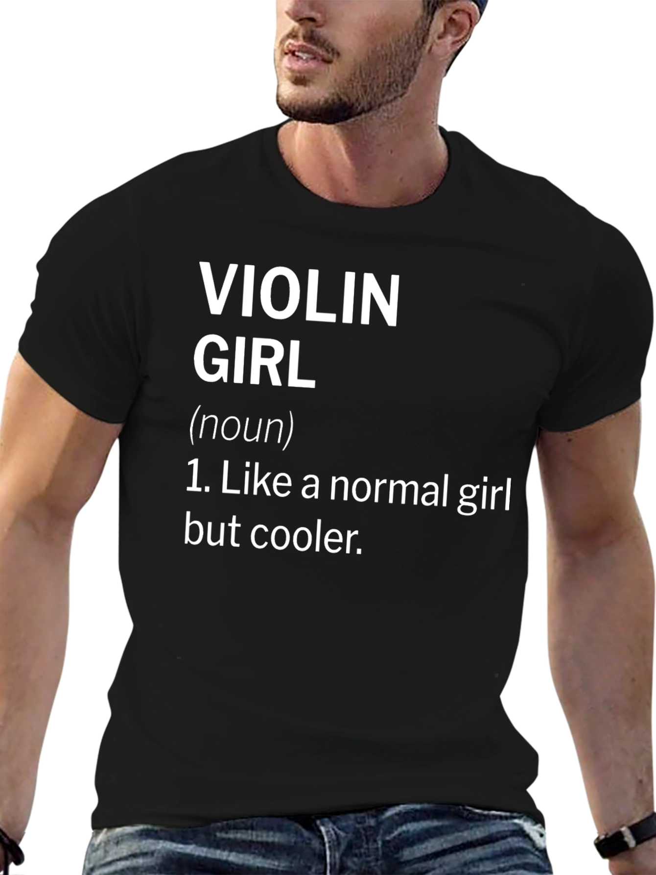Violin Girl T-Shirt - Funny Definition Tee