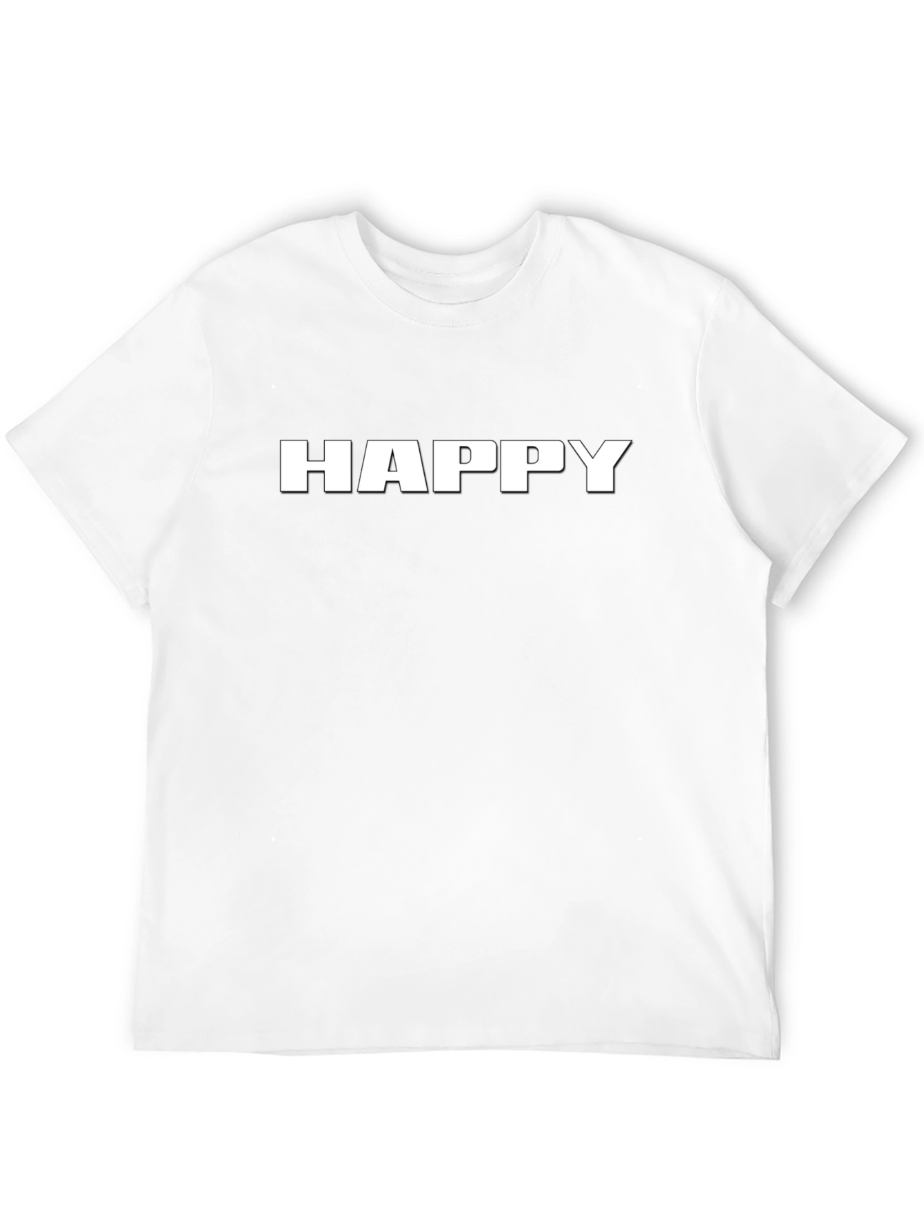 Happy Graphic T-Shirt - Casual Wear