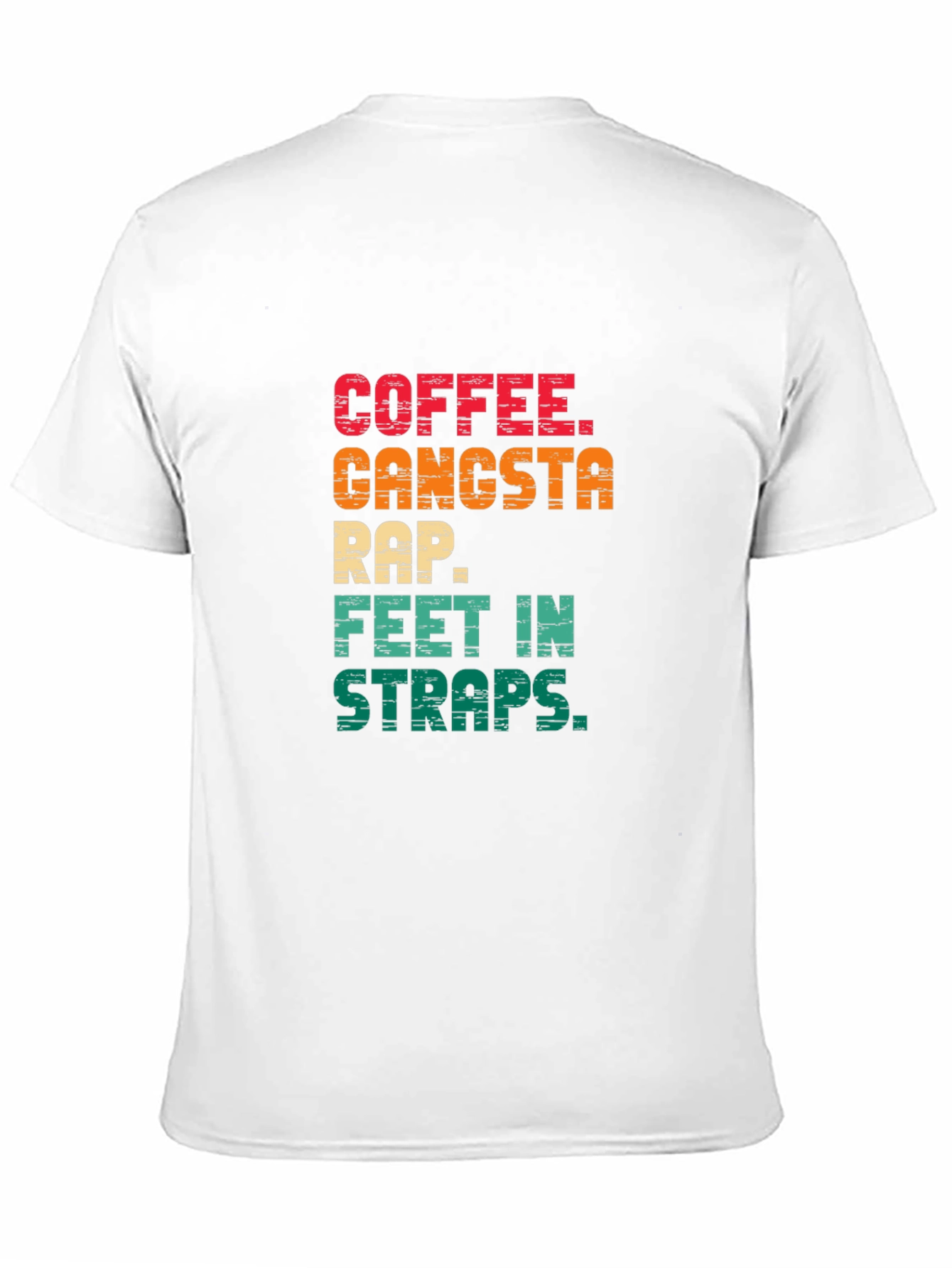 Coffee Gangsta Rap Graphic T-Shirt