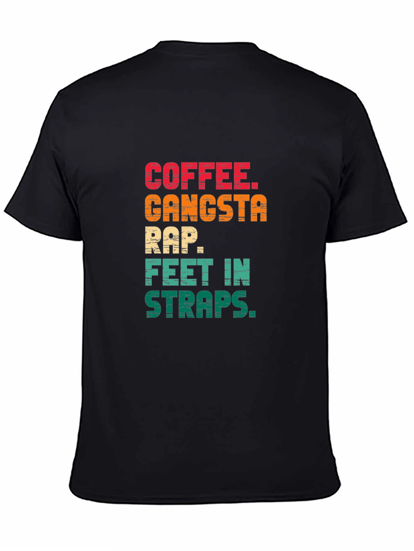 Coffee Gangsta Rap Graphic T-Shirt