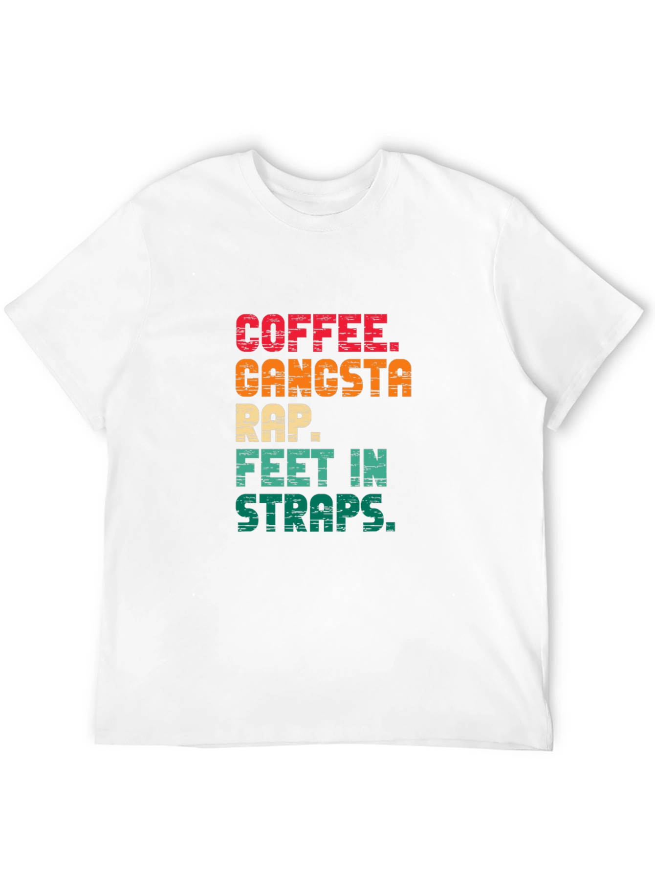 Coffee Gangsta Rap Graphic T-Shirt