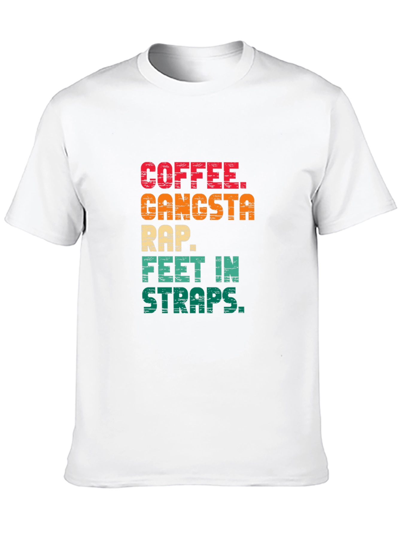 Coffee Gangsta Rap Graphic T-Shirt