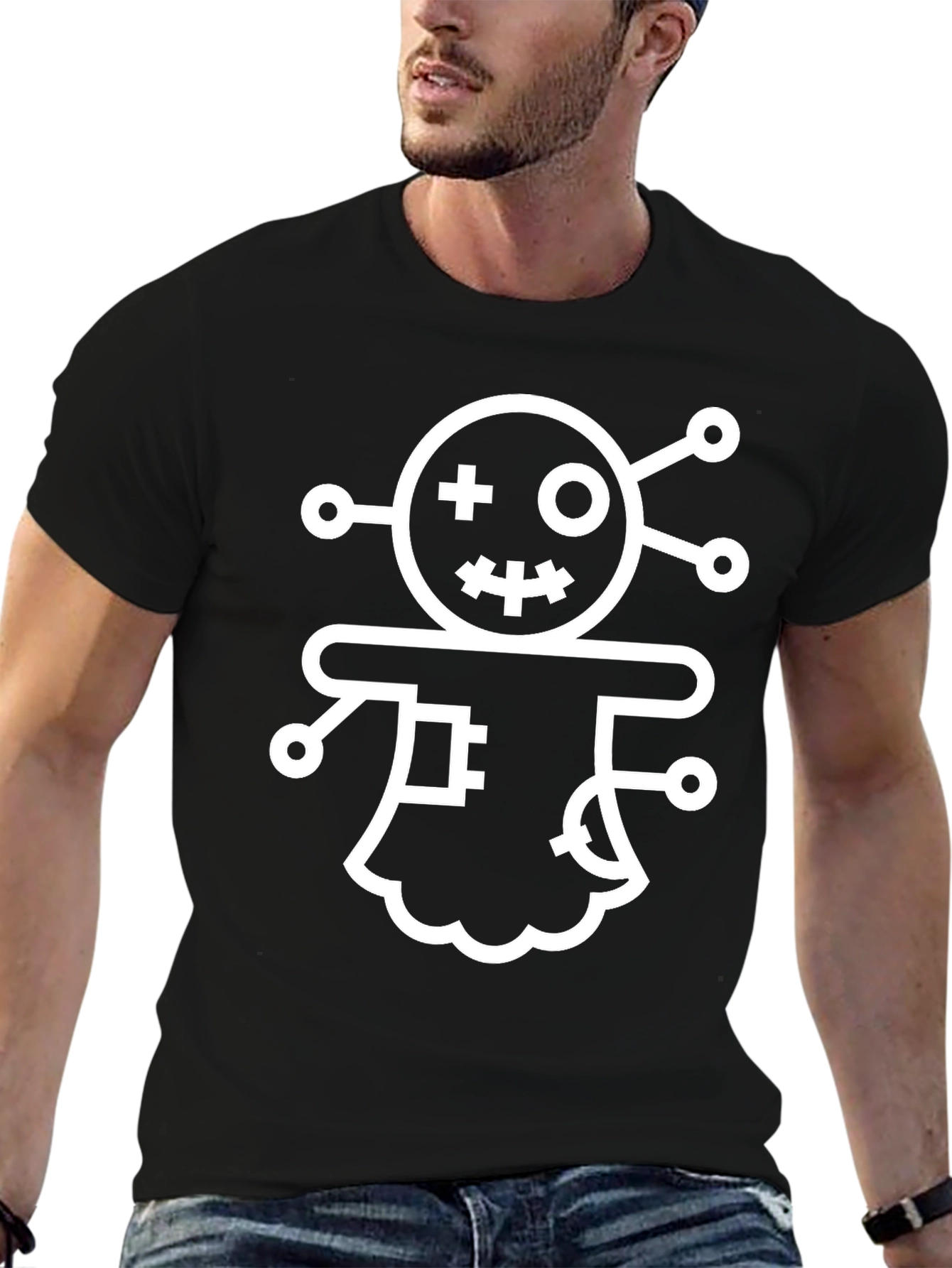 Voodoo Doll Graphic Tee - Unique Novelty T-Shirt