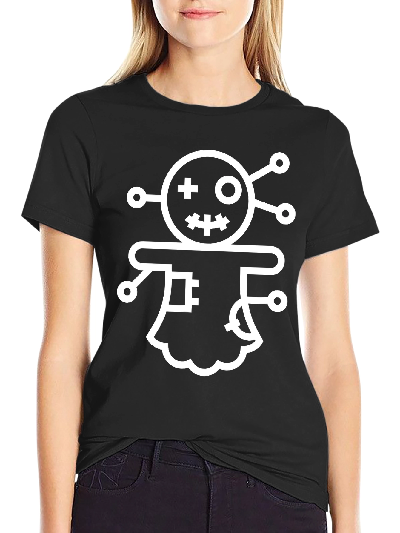 Voodoo Doll Graphic Tee - Unique Novelty T-Shirt