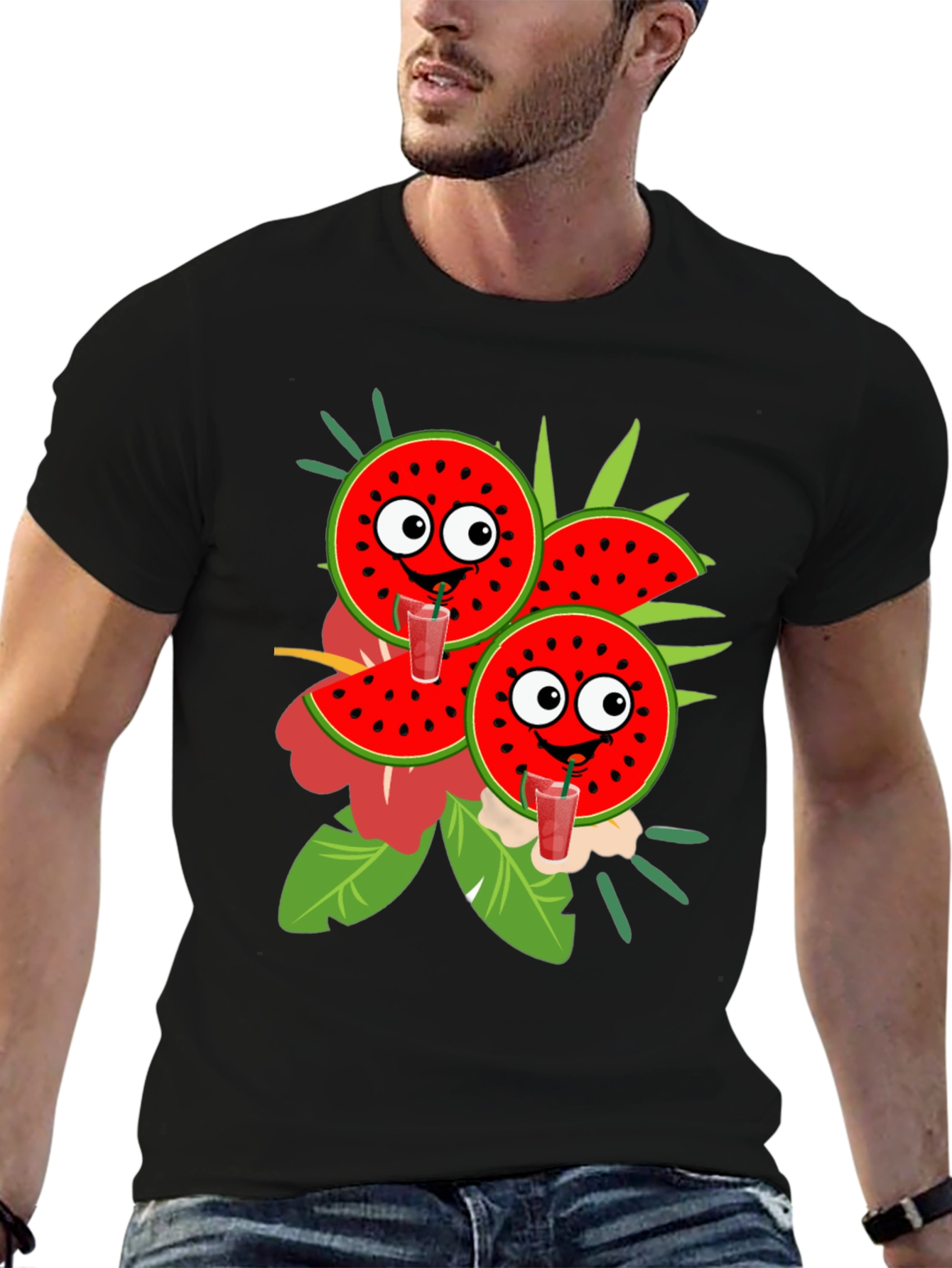 Whimsical Watermelon Graphic Tee