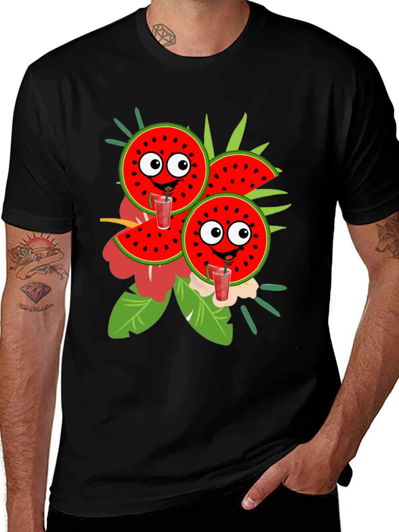 Whimsical Watermelon Graphic Tee