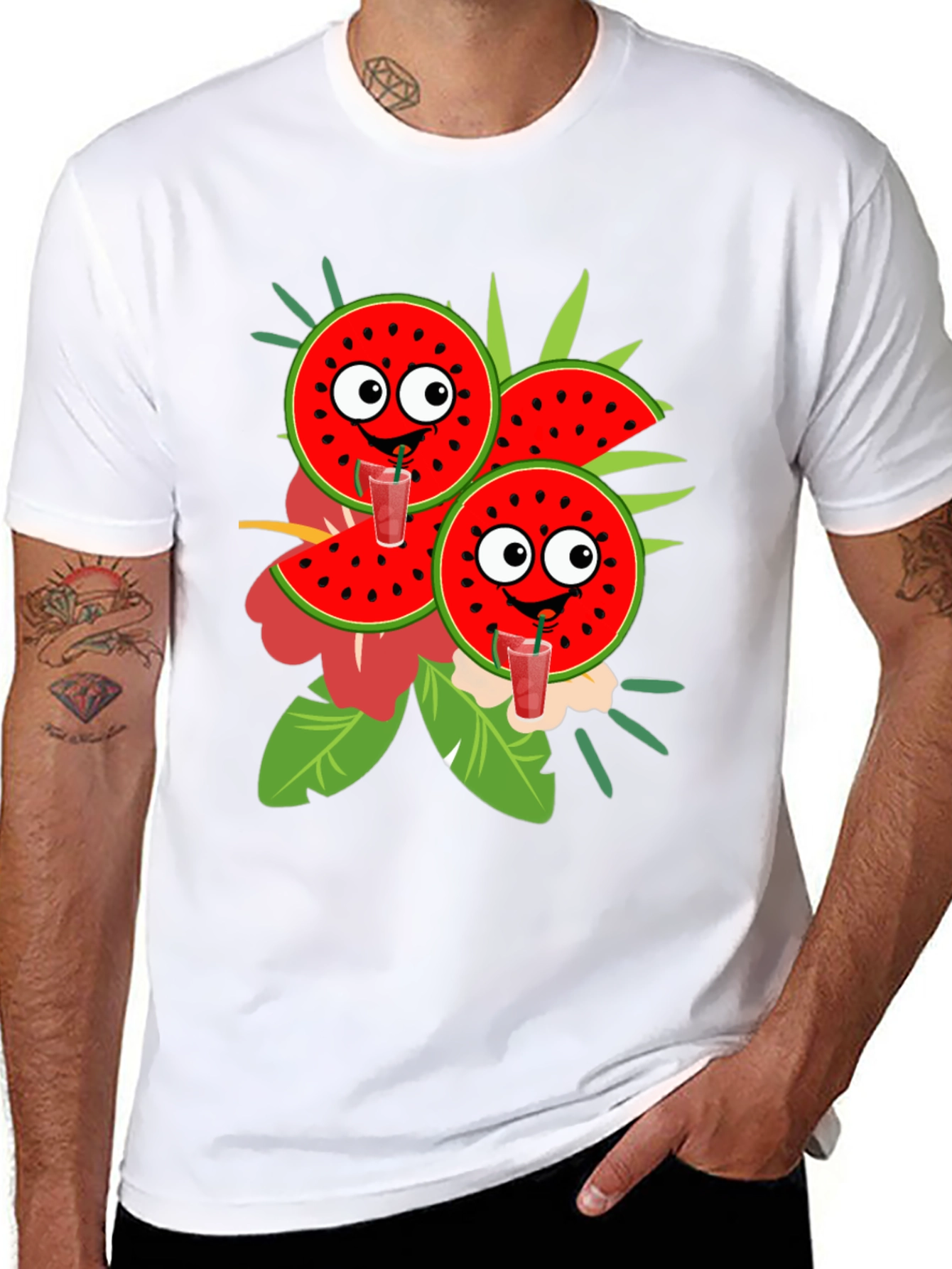Whimsical Watermelon Graphic Tee