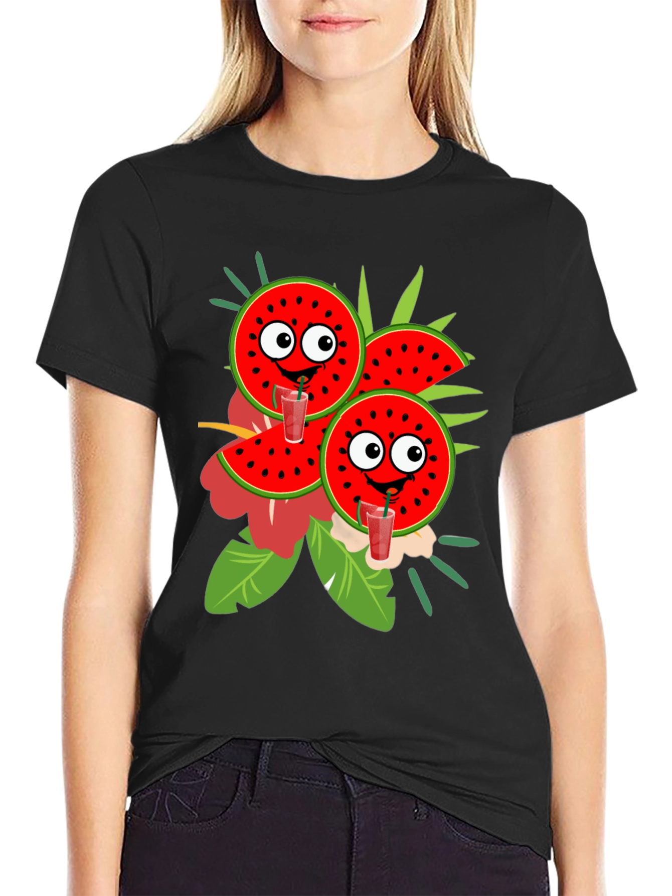 Whimsical Watermelon Graphic Tee