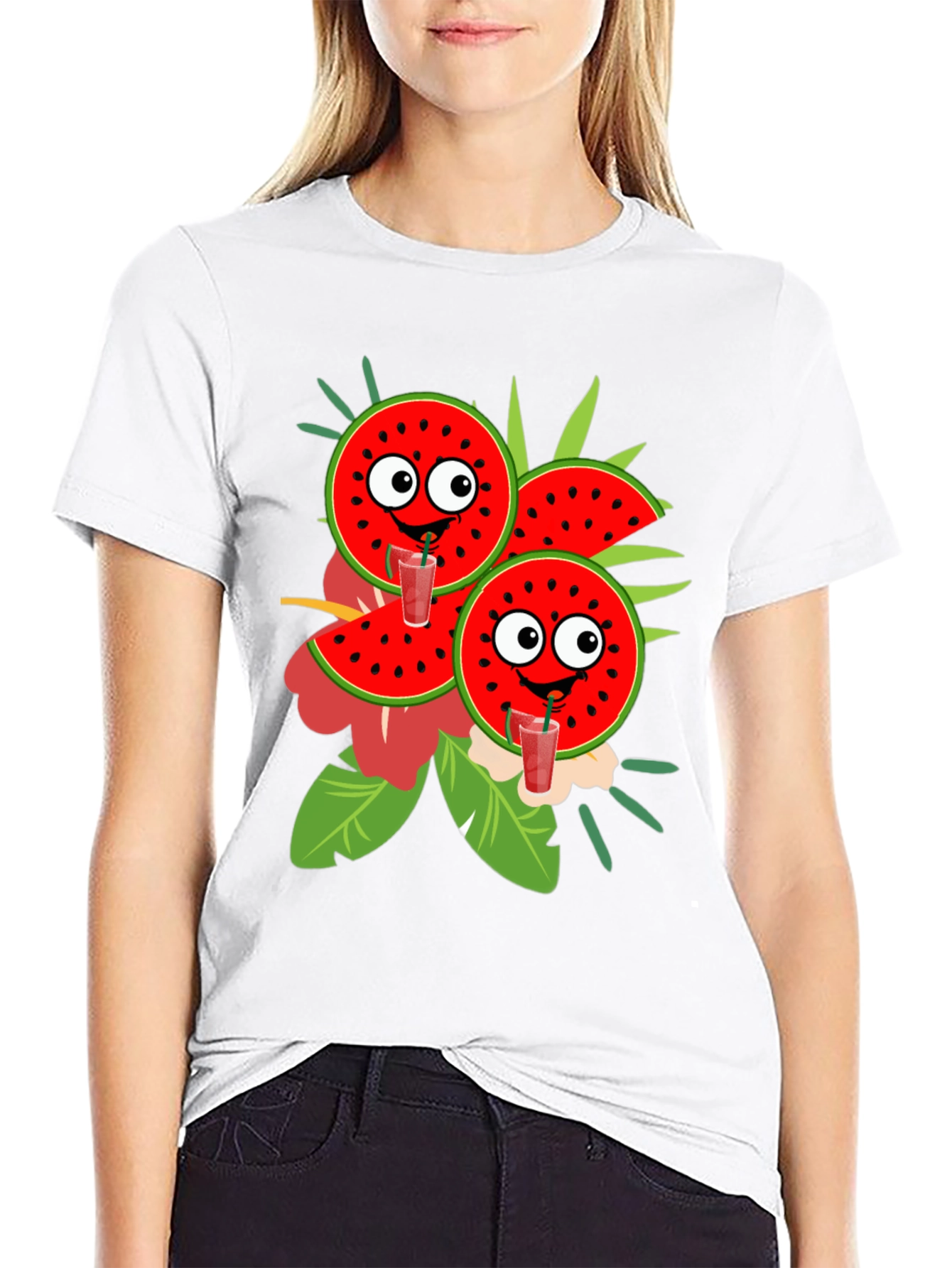 Whimsical Watermelon Graphic Tee