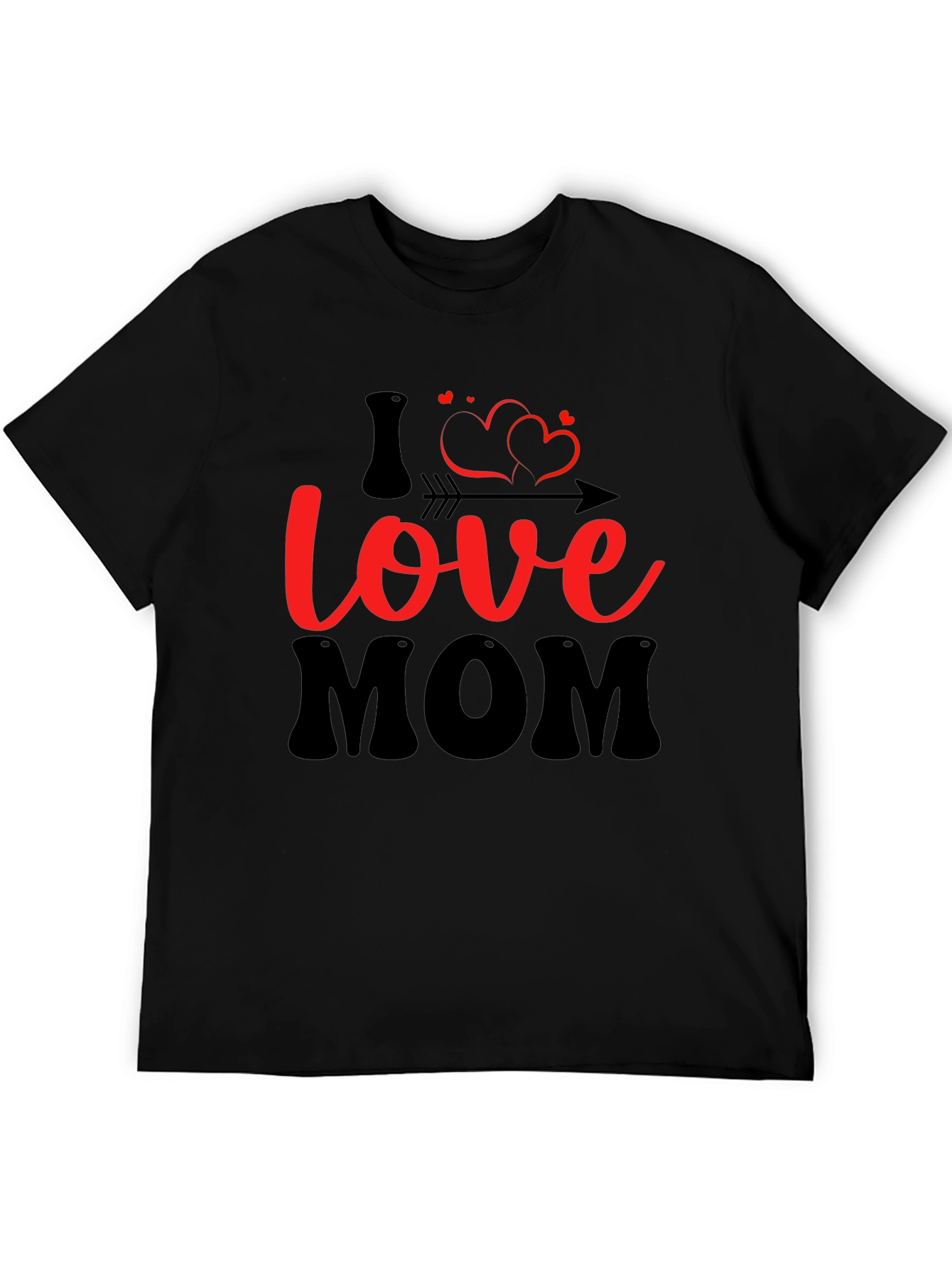 I Love Mom T-Shirt - Stylish Graphic Tee