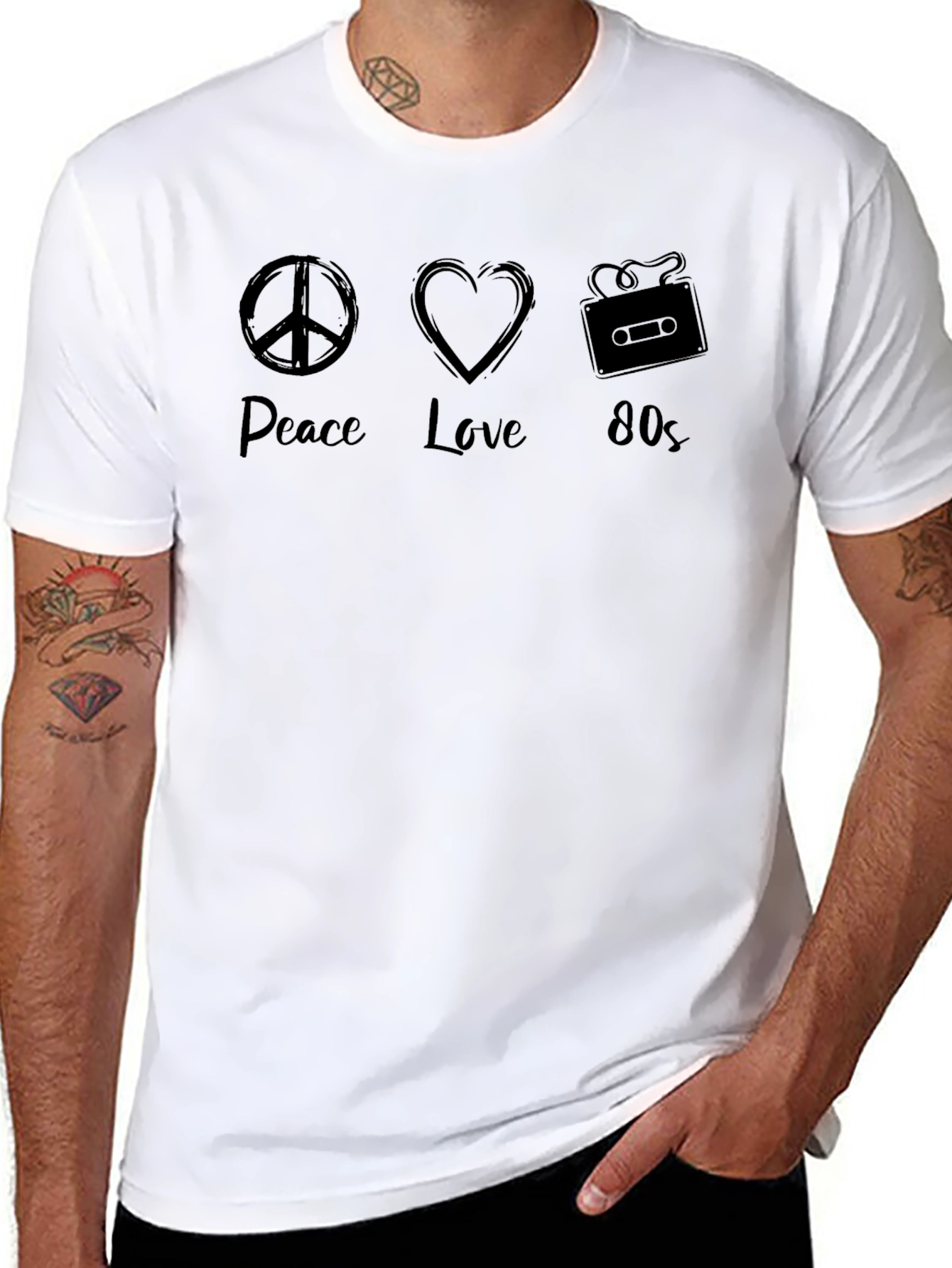 Peace Love 80s T-Shirt