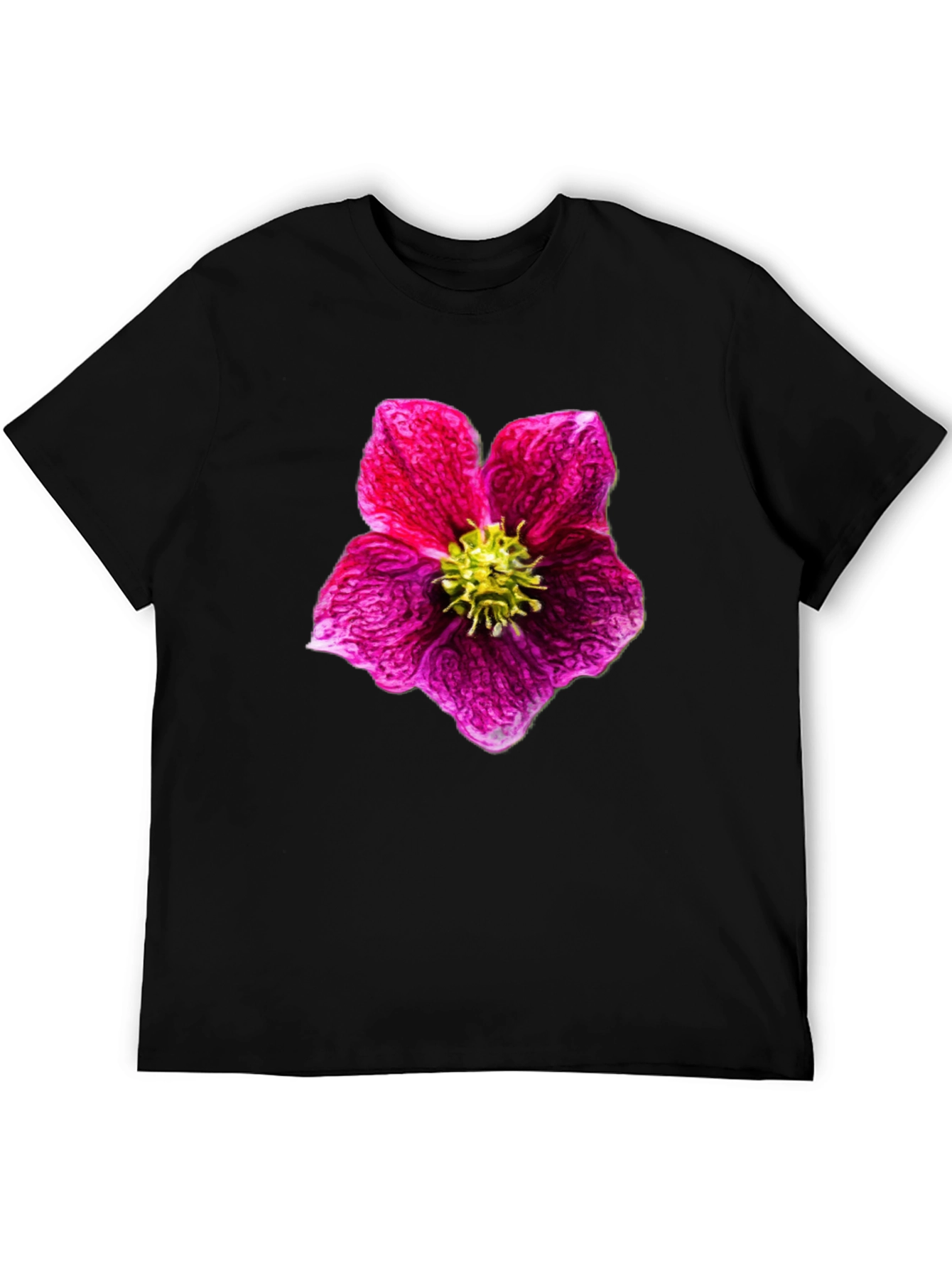 Floral Print Crew Neck T-Shirt