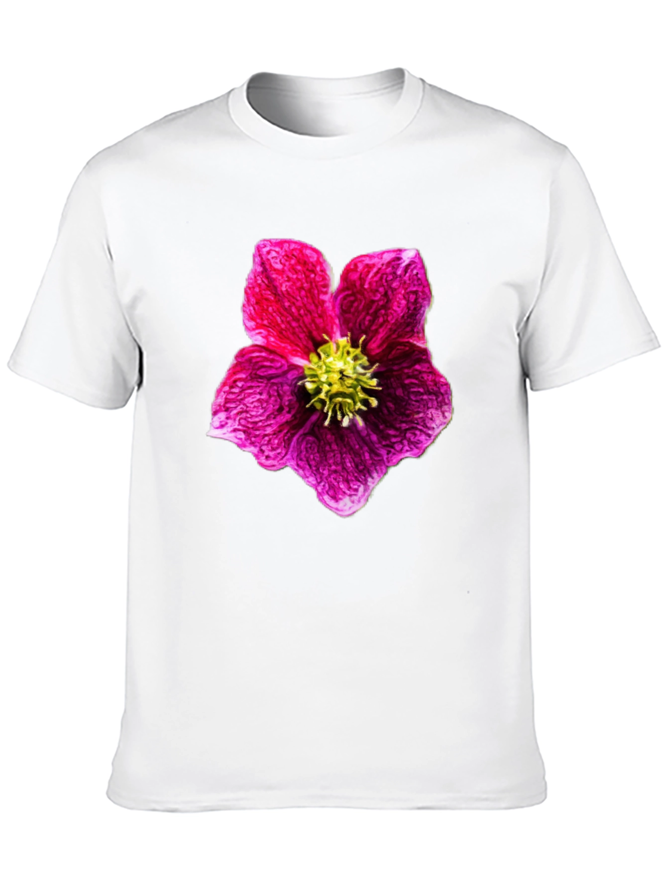 Floral Print Crew Neck T-Shirt