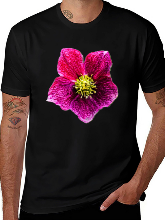 Floral Print Crew Neck T-Shirt