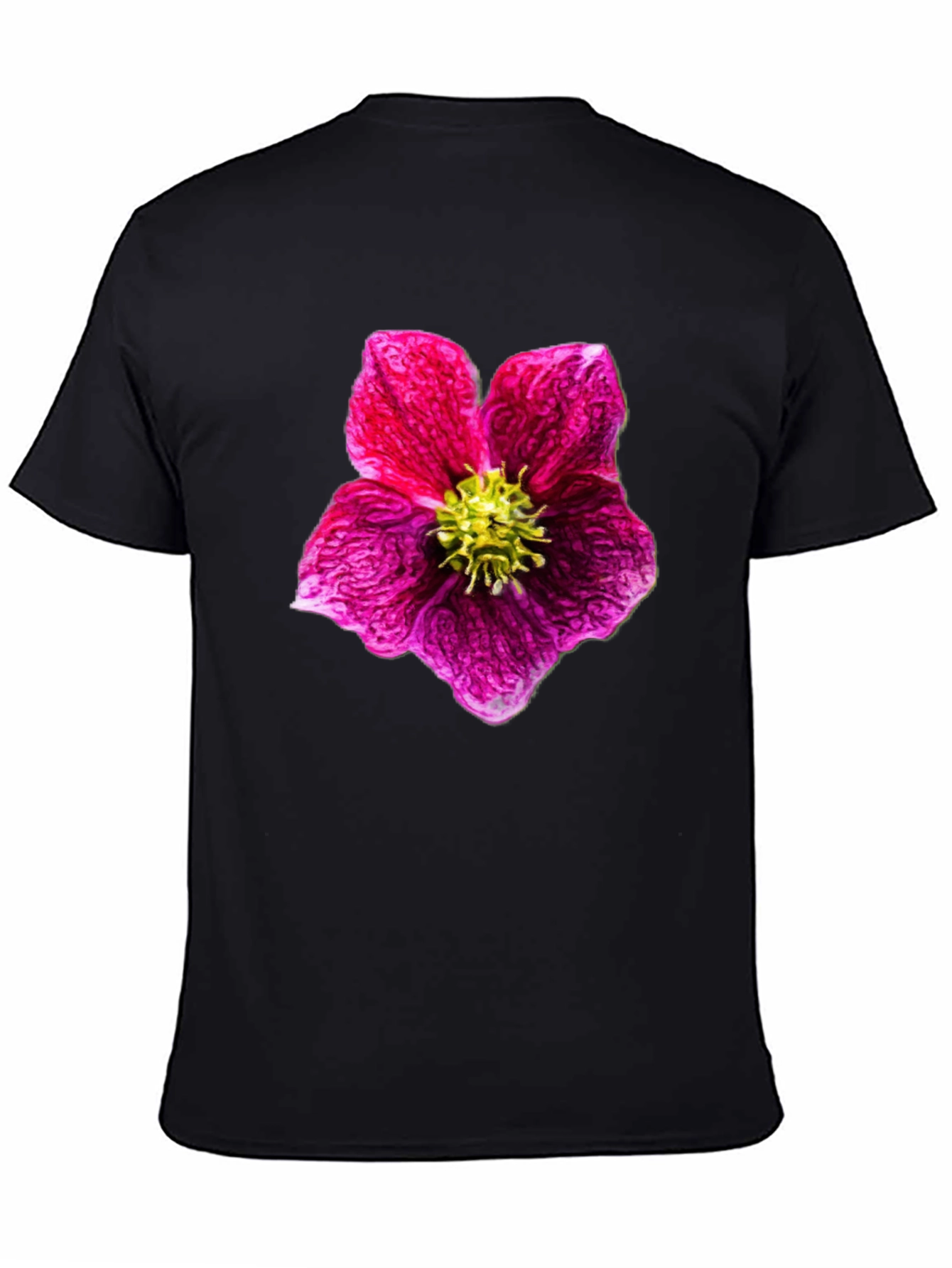 Floral Print Crew Neck T-Shirt