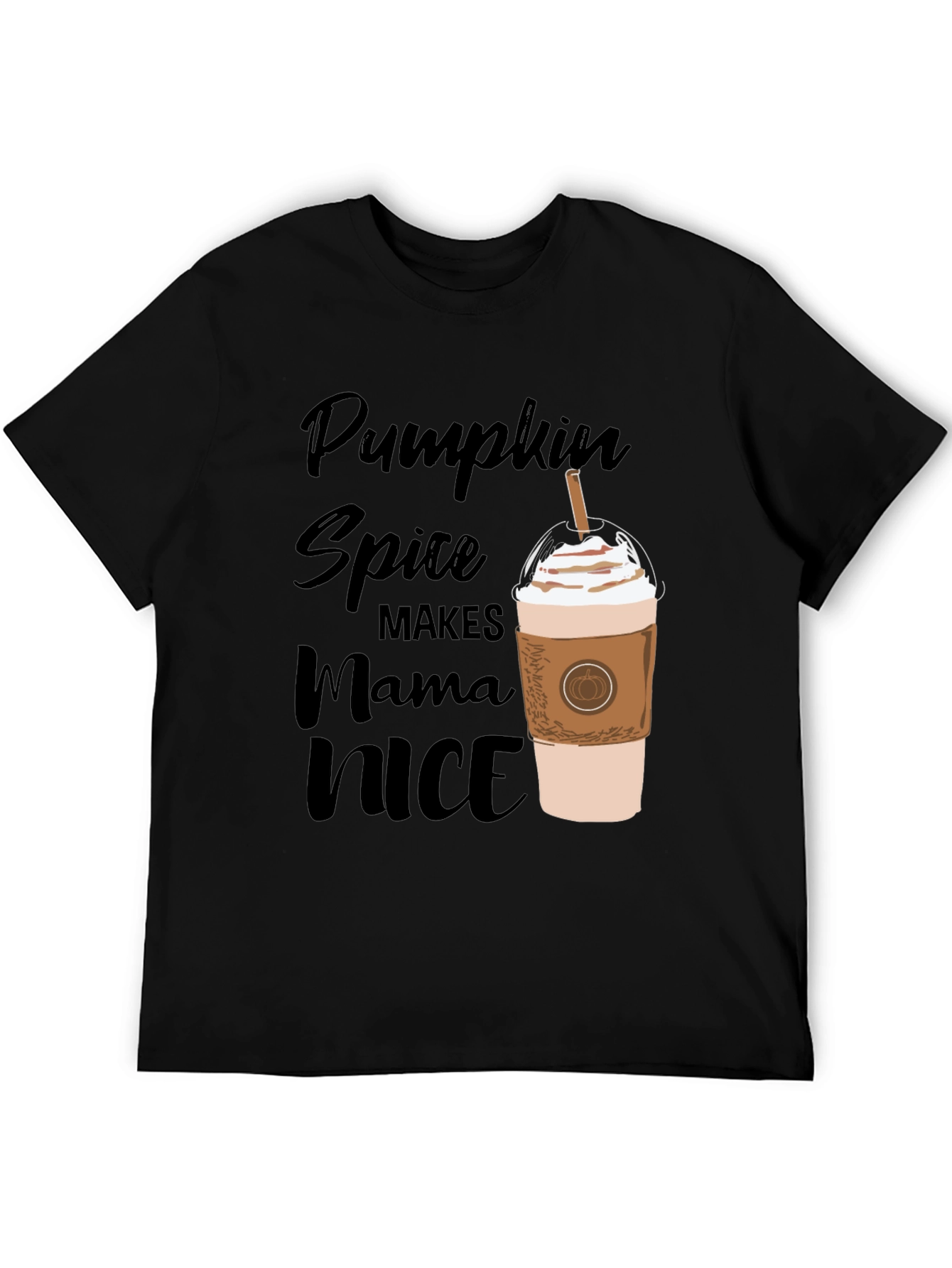 Pumpkin Spice Mama Nice Graphic T-Shirt
