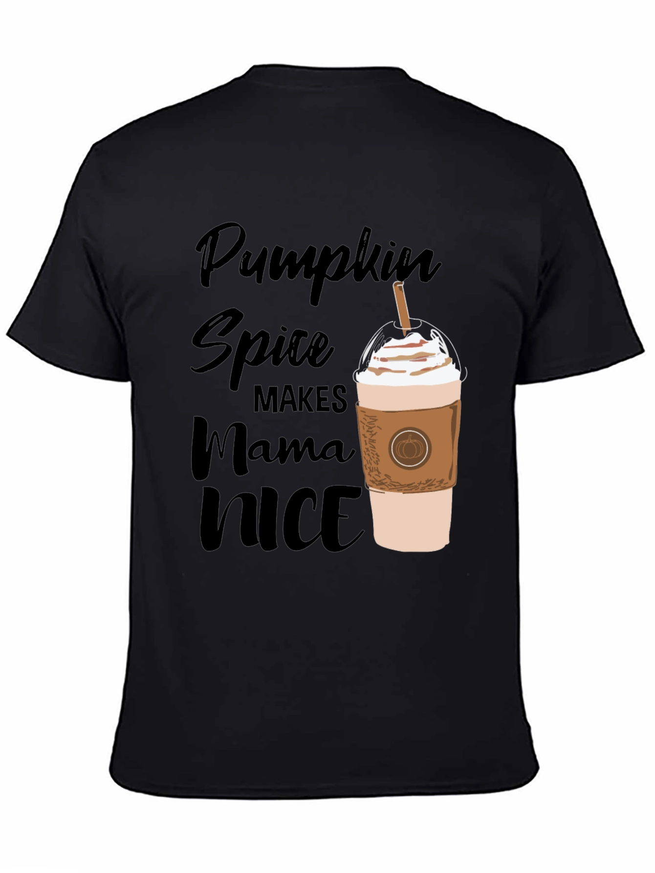 Pumpkin Spice Mama Nice Graphic T-Shirt