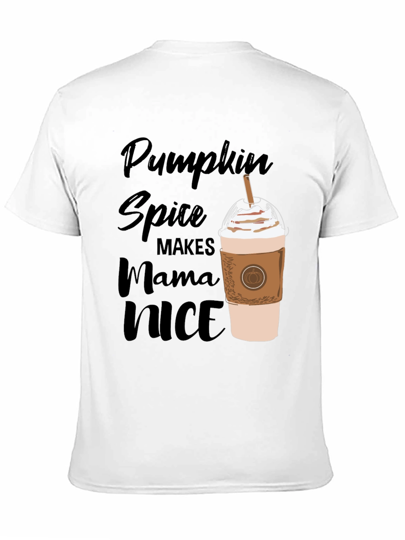 Pumpkin Spice Mama Nice Graphic T-Shirt