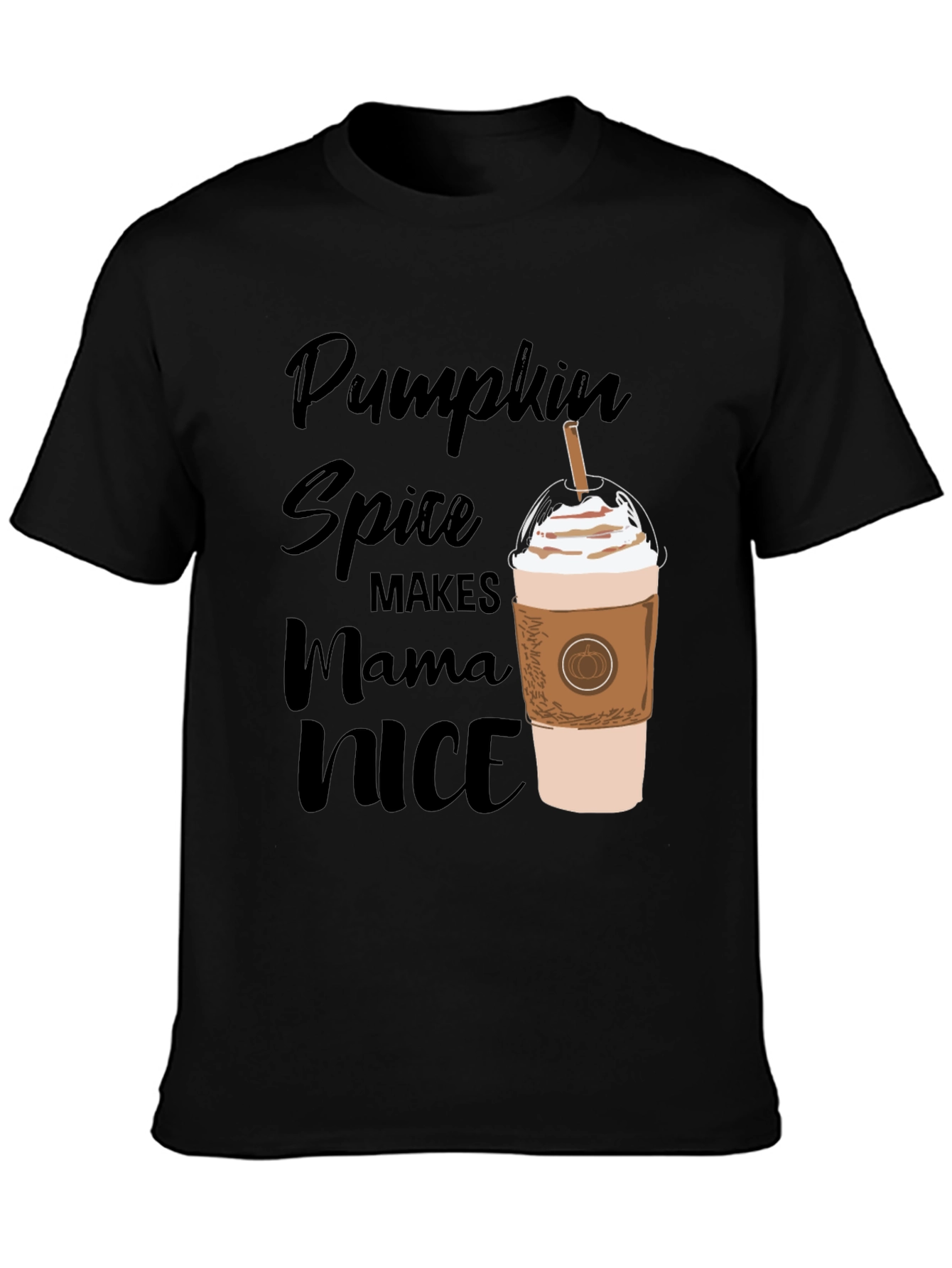 Pumpkin Spice Mama Nice Graphic T-Shirt