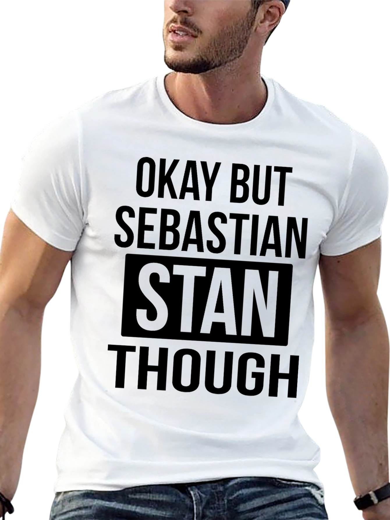 Sebastian Stan Graphic T-Shirt