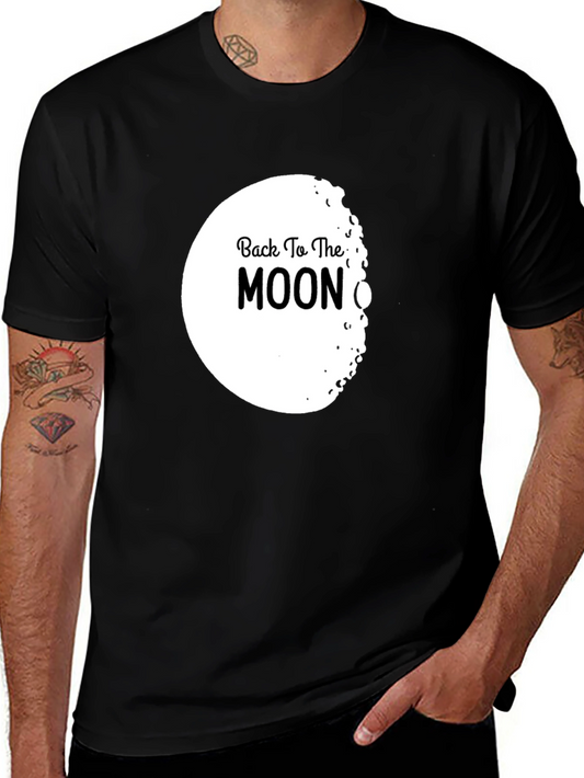 Back to the Moon Graphic Tee - Premium Cotton