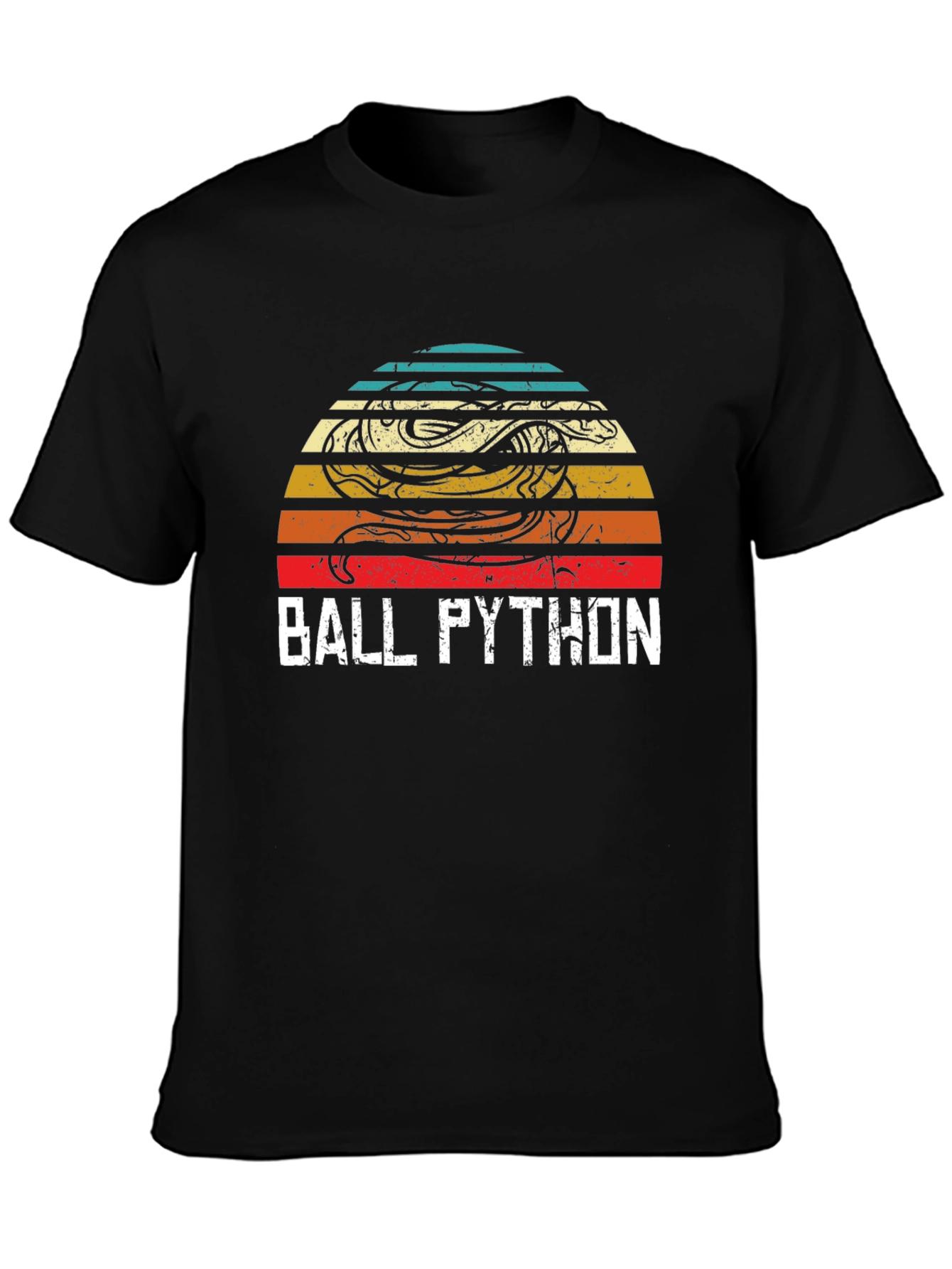 Retro Ball Python Graphic T-Shirt
