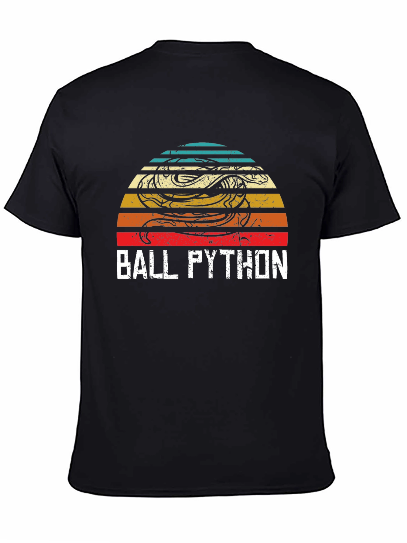 Retro Ball Python Graphic T-Shirt