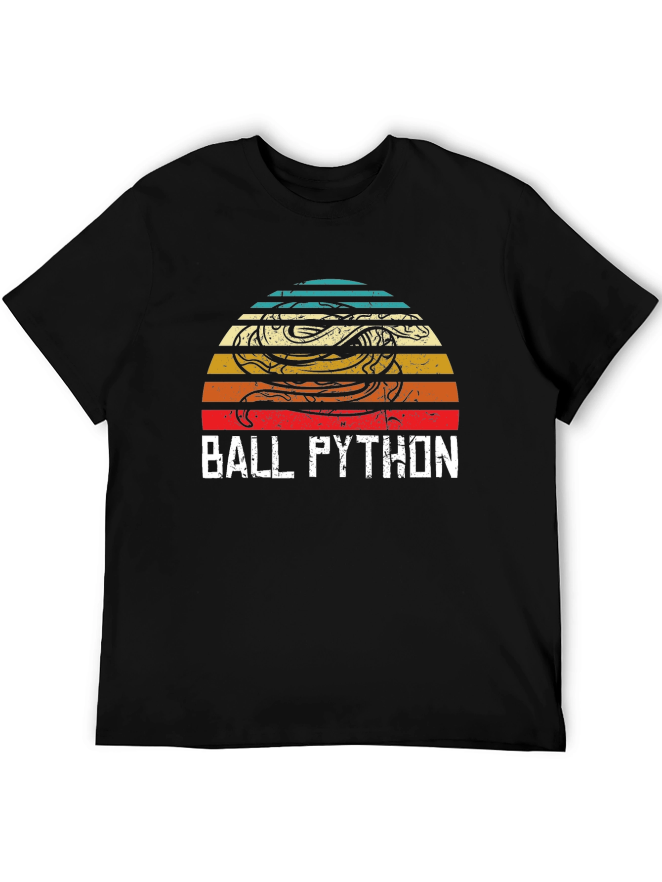 Retro Ball Python Graphic T-Shirt