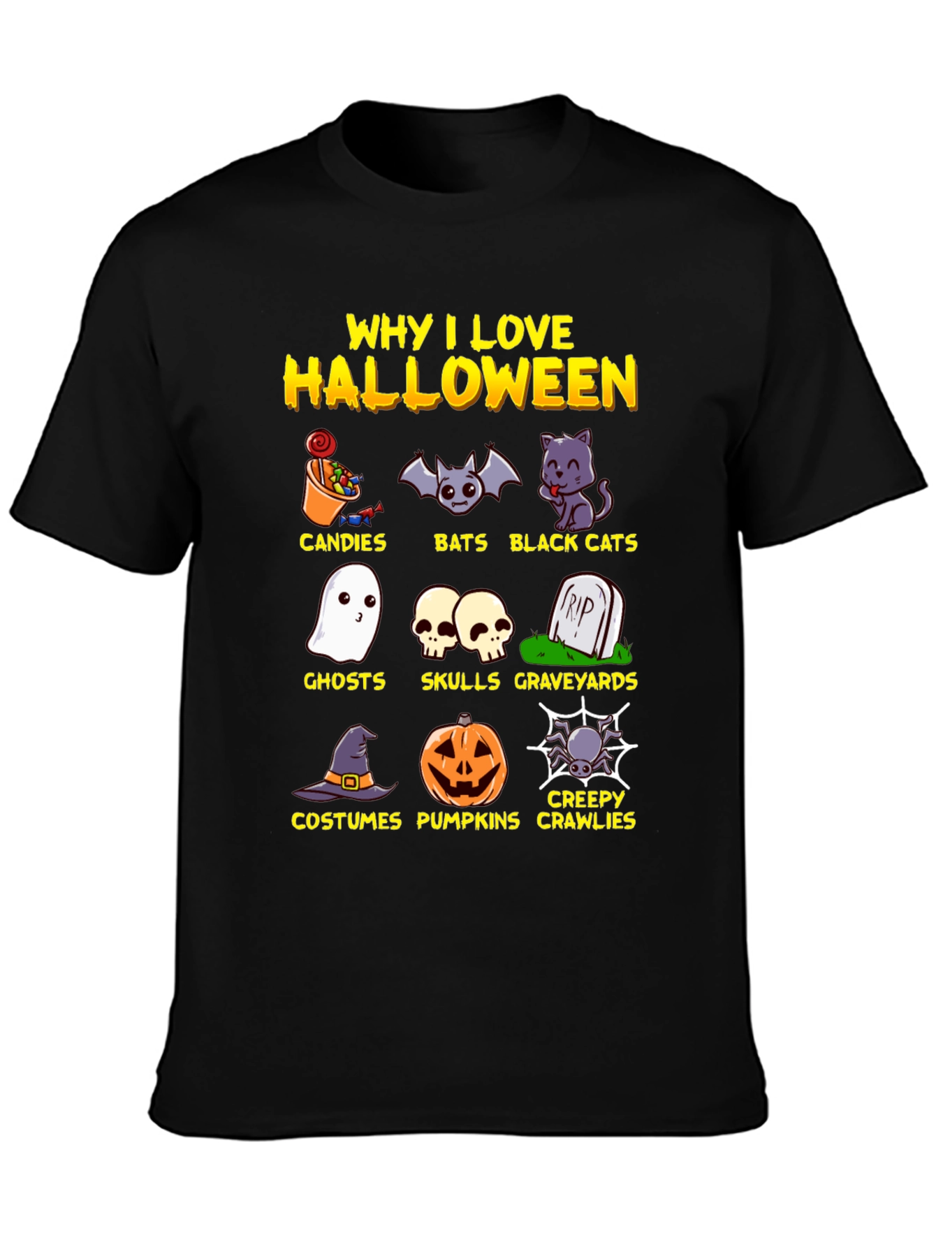 Why I Love Halloween T-Shirt - Spooky Season Tee