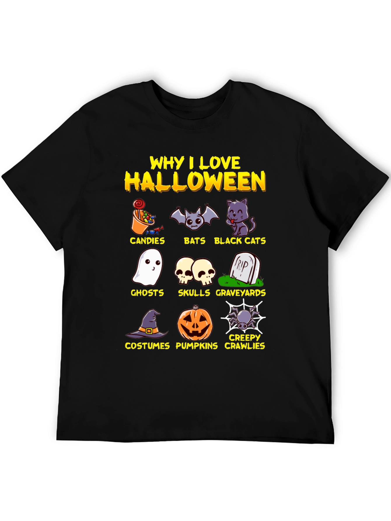 Why I Love Halloween T-Shirt - Spooky Season Tee