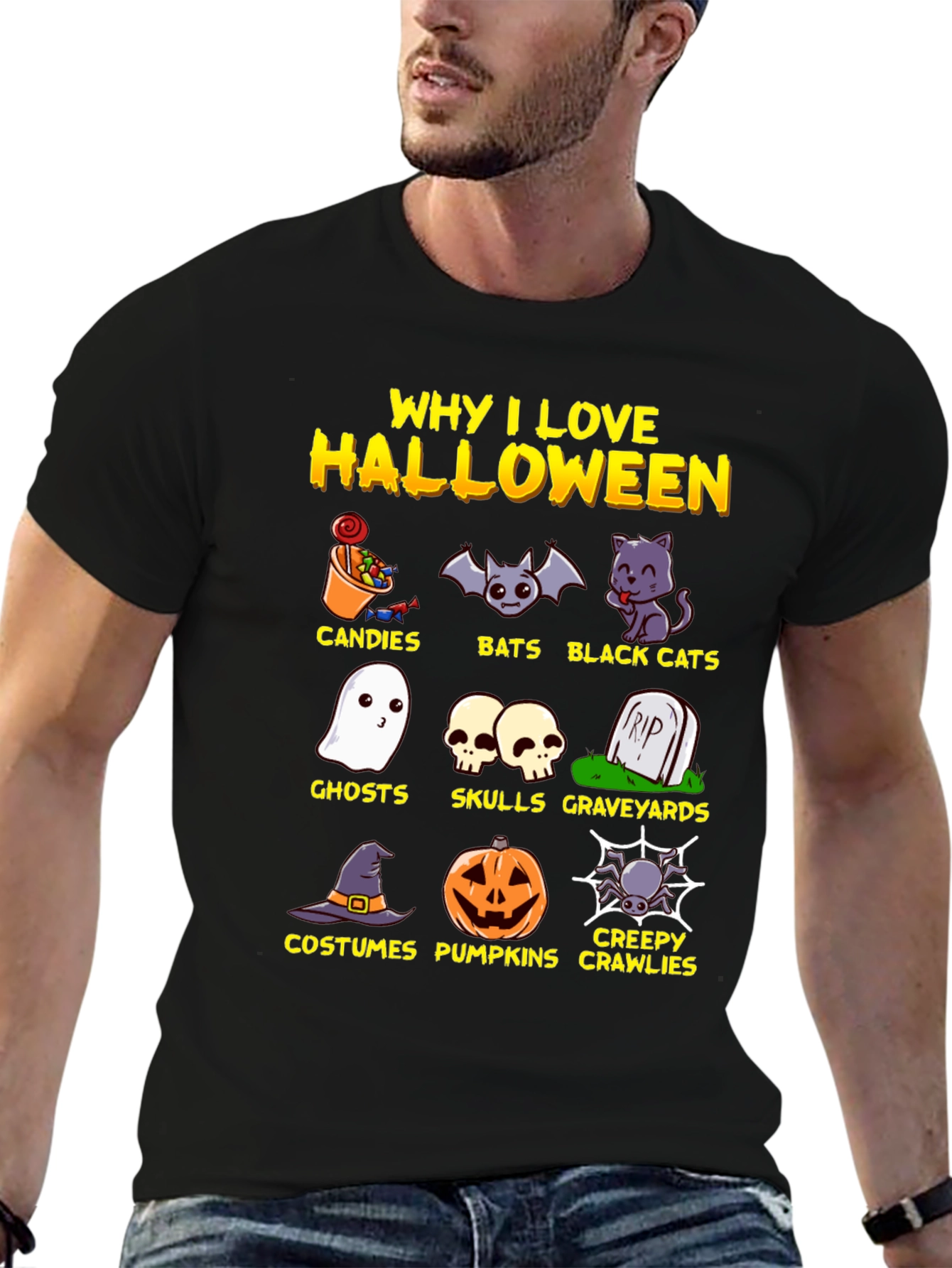 Why I Love Halloween T-Shirt - Spooky Season Tee