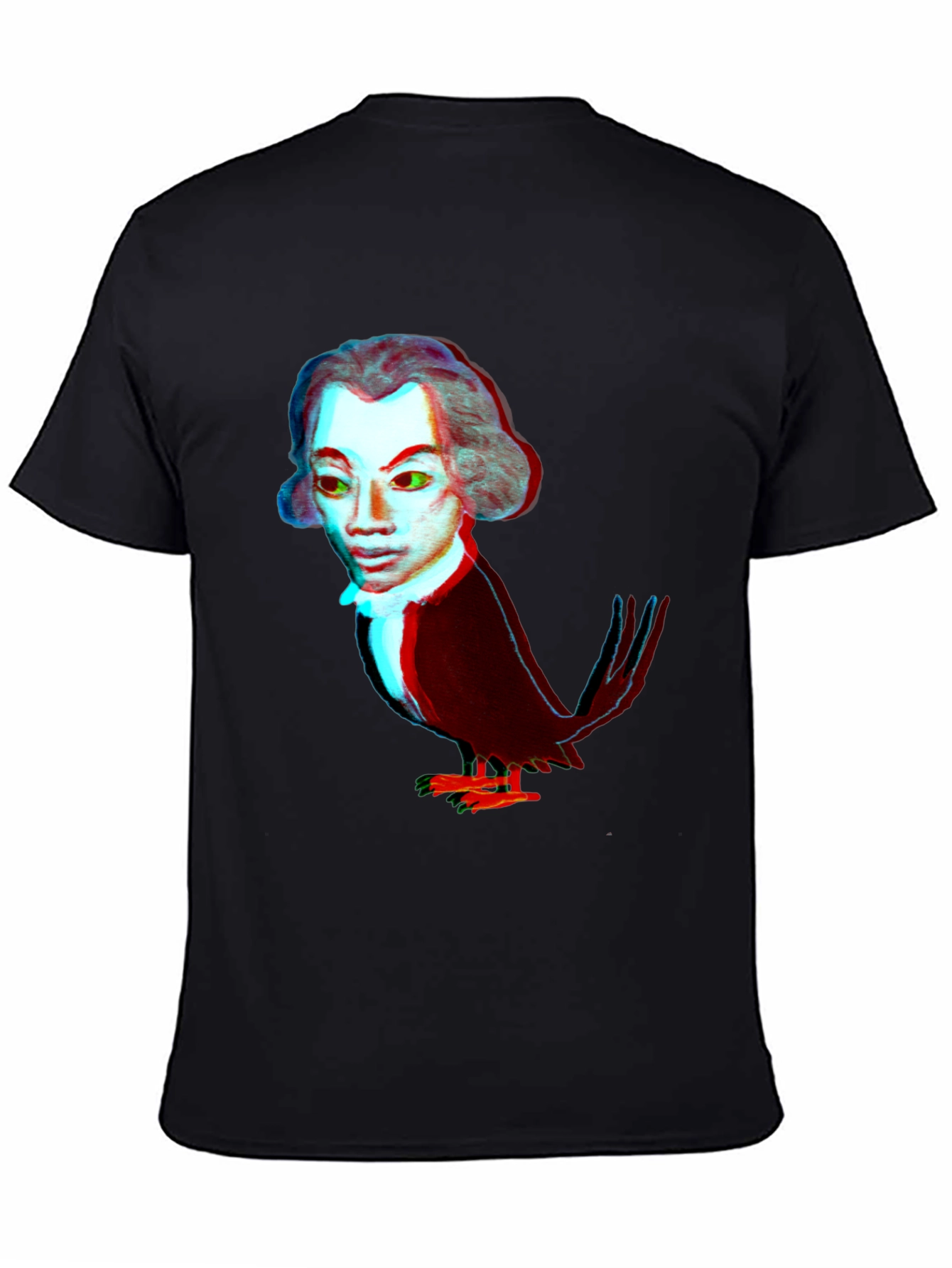 Man-Bird Graphic Tee - Black T-Shirt