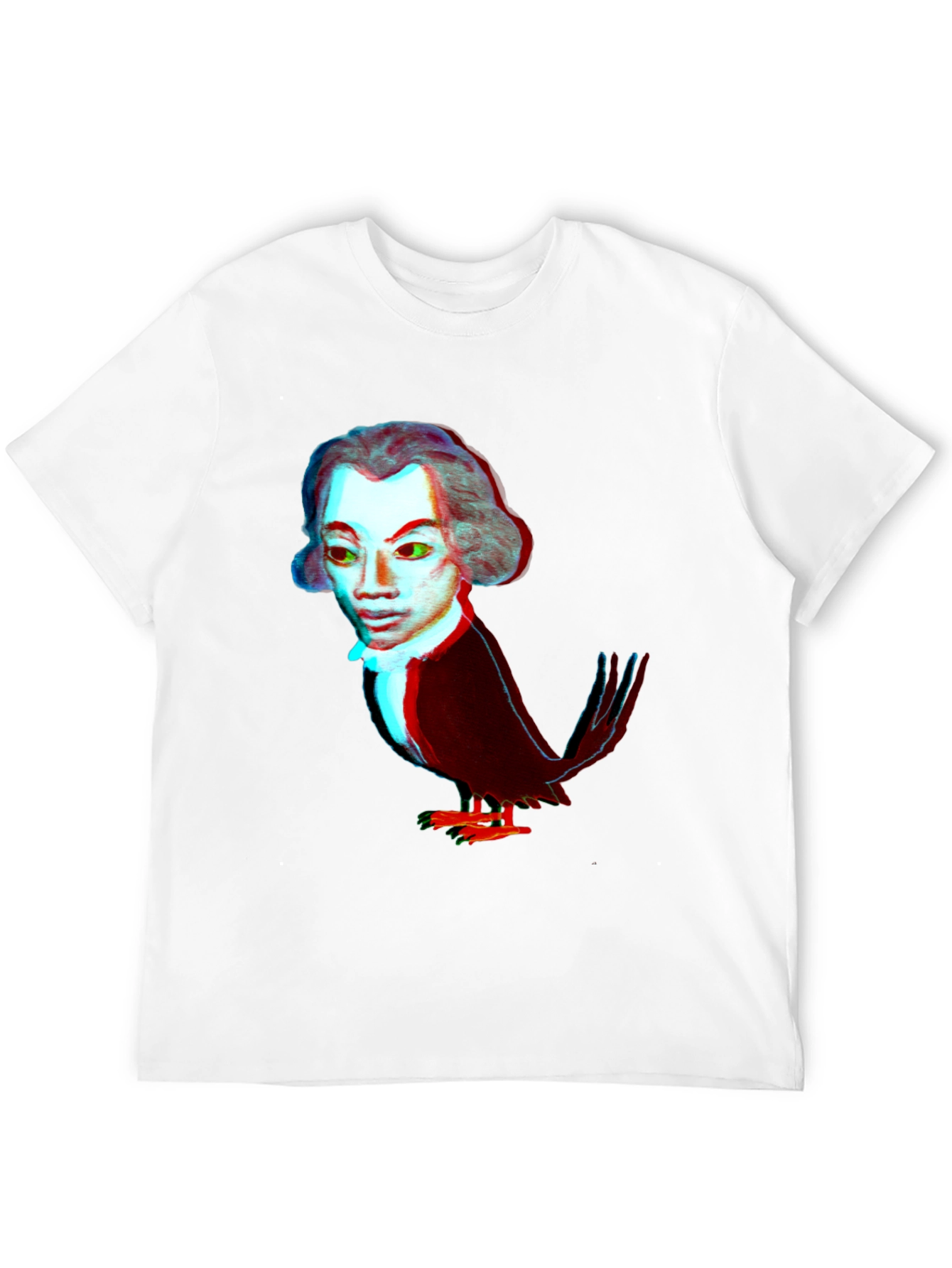 Man-Bird Graphic Tee - Black T-Shirt