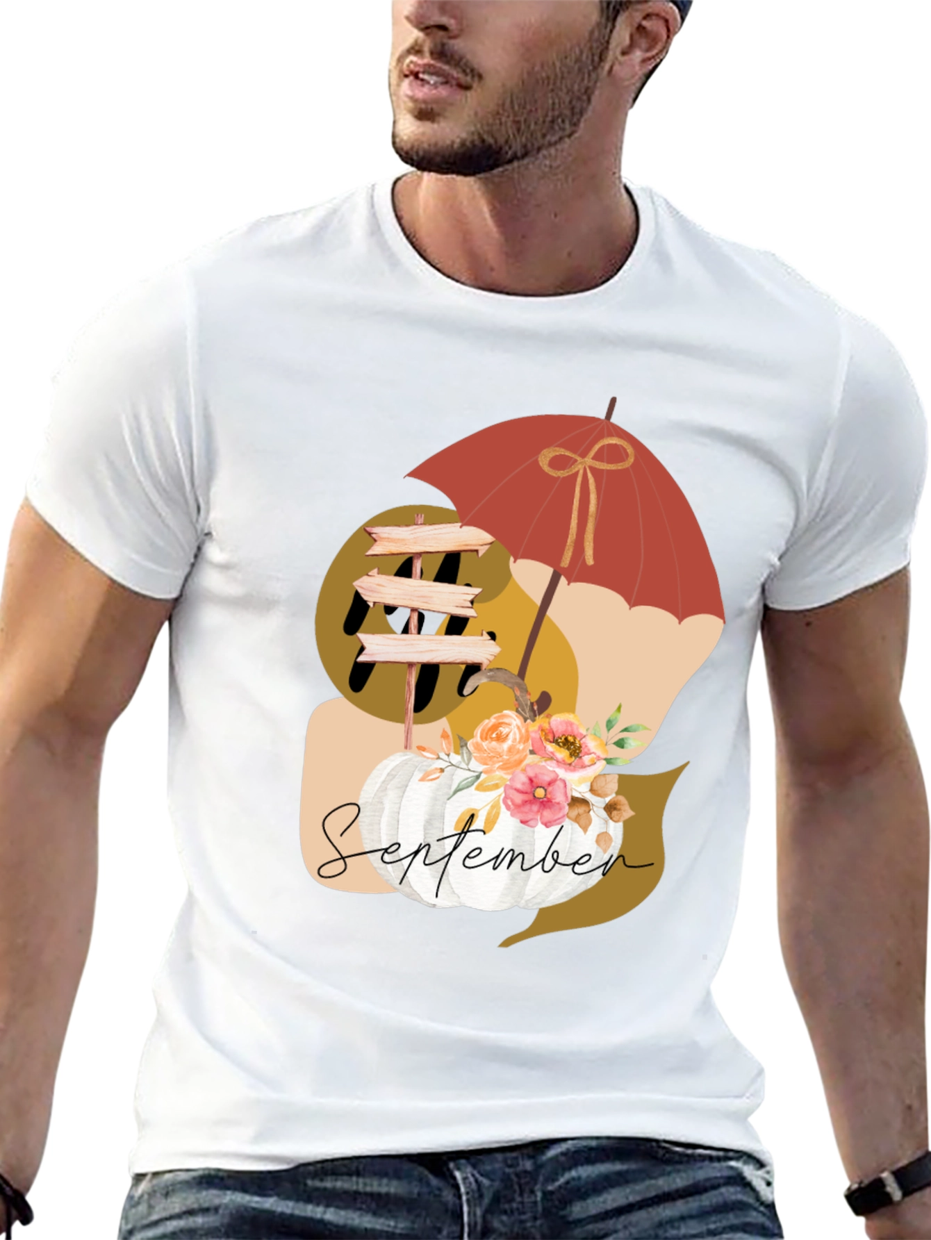 September Fall Pumpkin T-Shirt