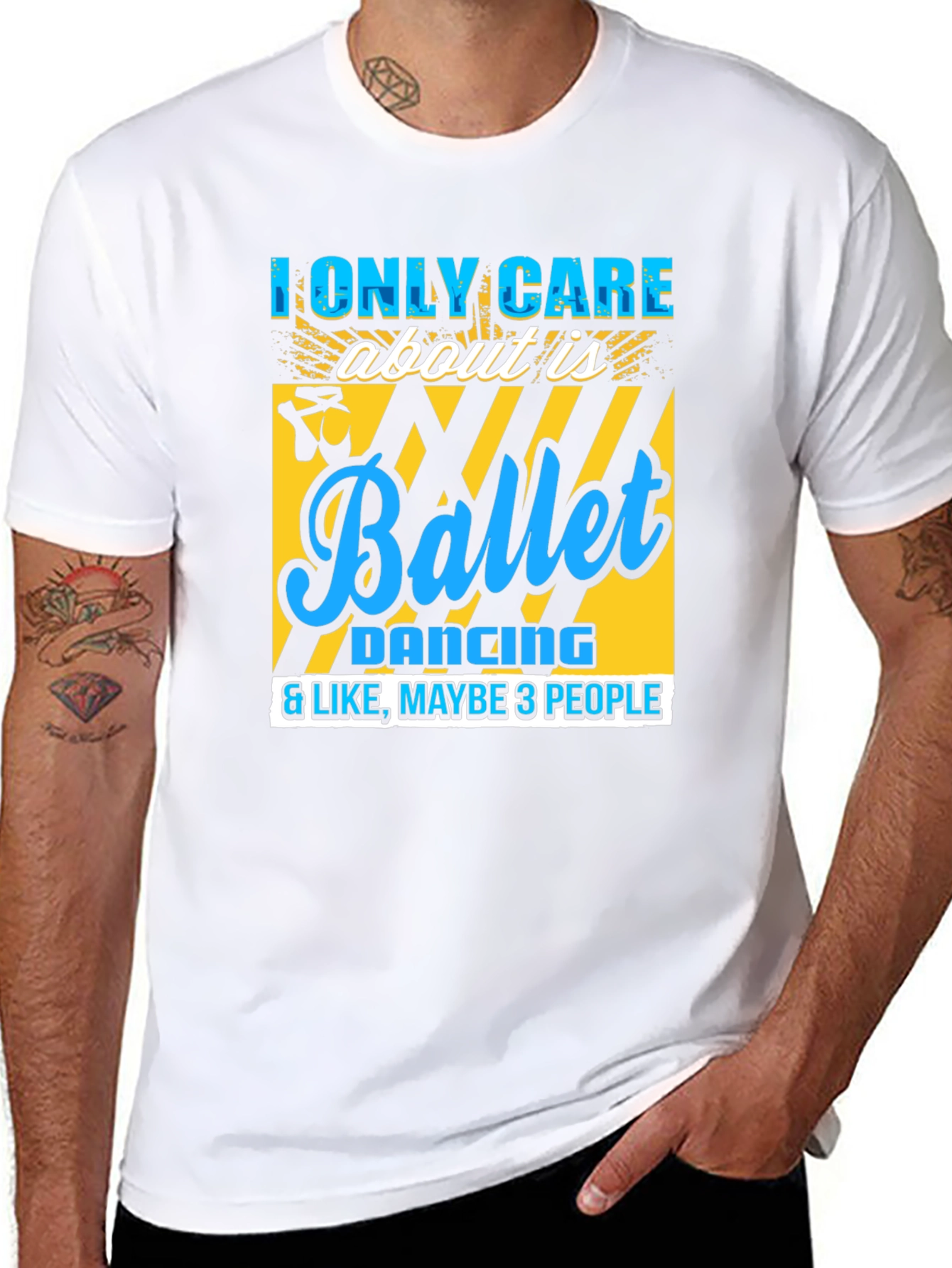 Ballet Lover Tee: I Only Care About Ballet T-Shirt