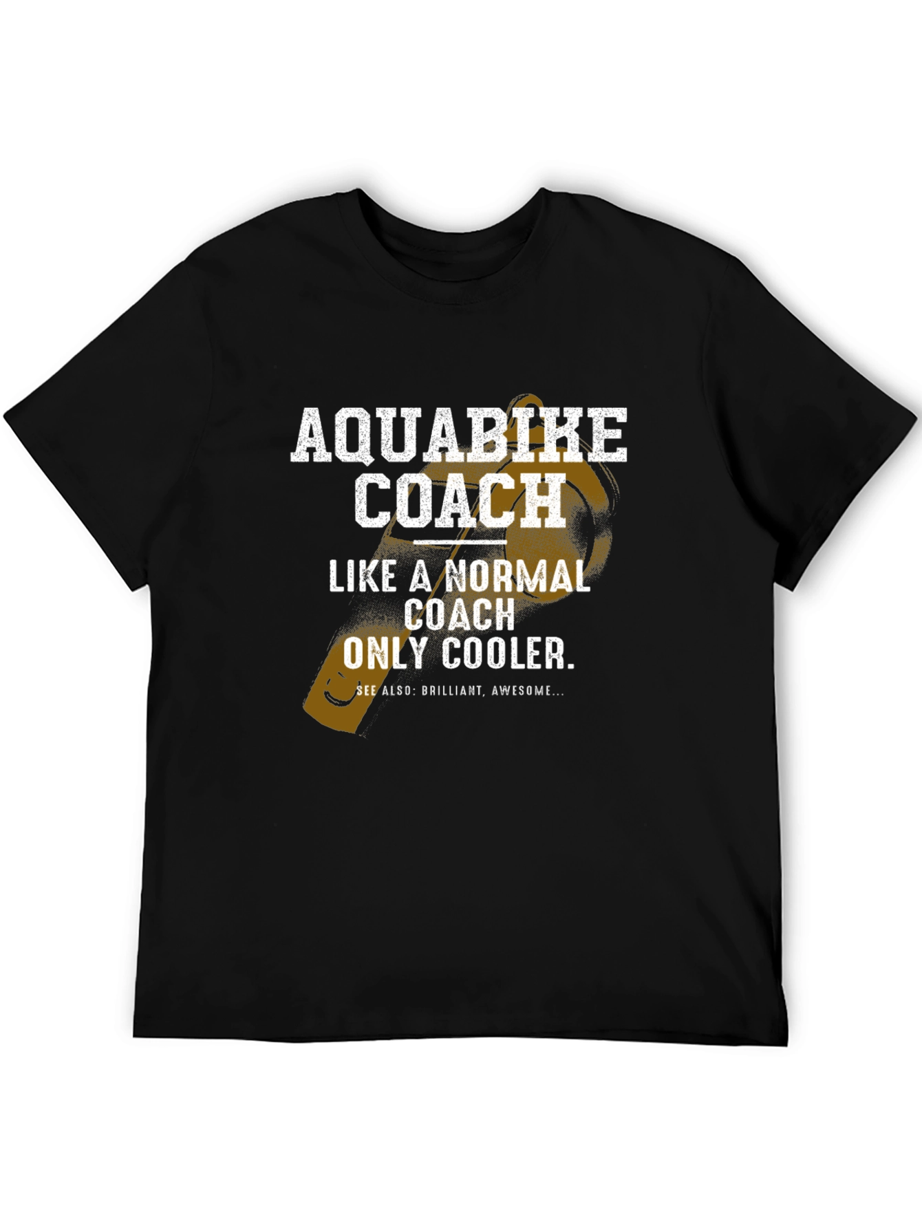 Aquabike Coach T-Shirt - Cool Coach Gift