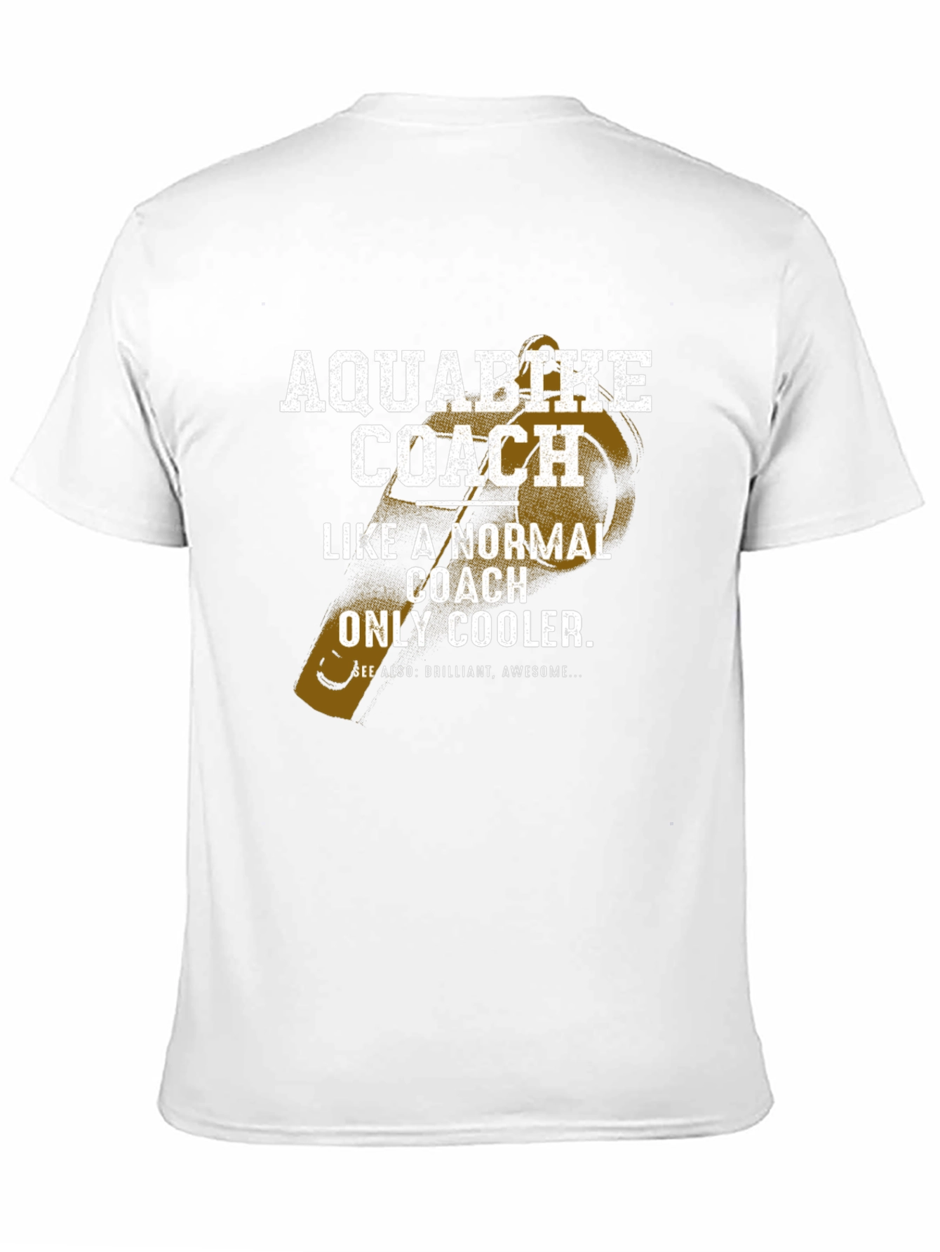 Aquabike Coach T-Shirt - Cool Coach Gift