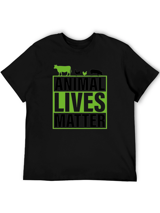 Animal Lives Matter T-Shirt - Vegan Activist Tee