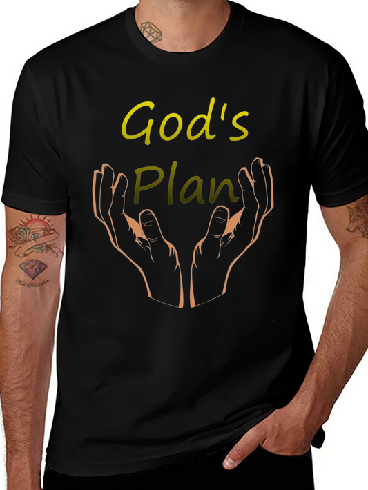 Gods Plan Graphic T-Shirt - Religious Christian Apparel