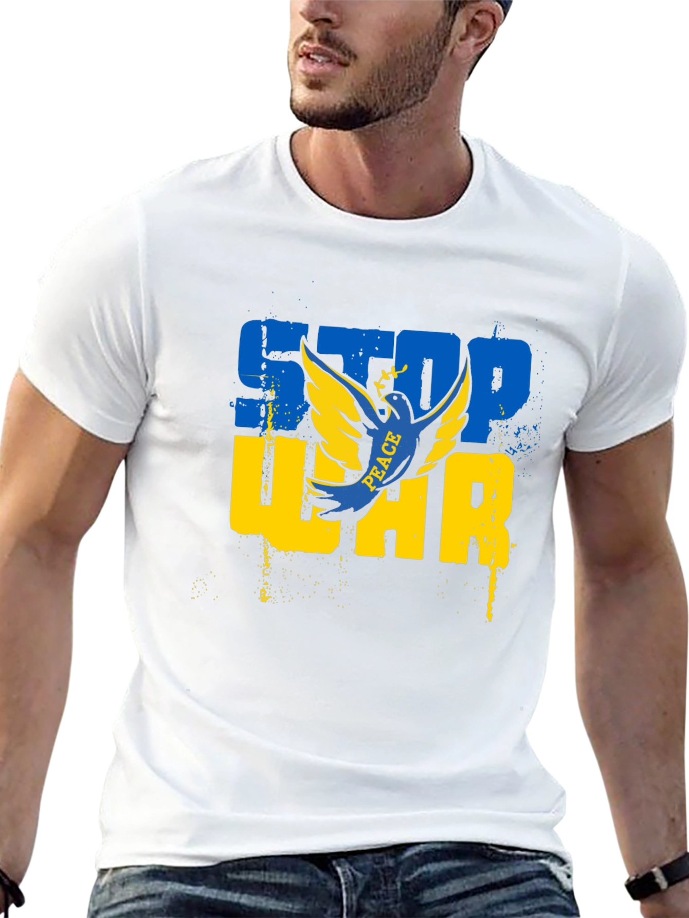 Stop War Dove Graphic T-Shirt