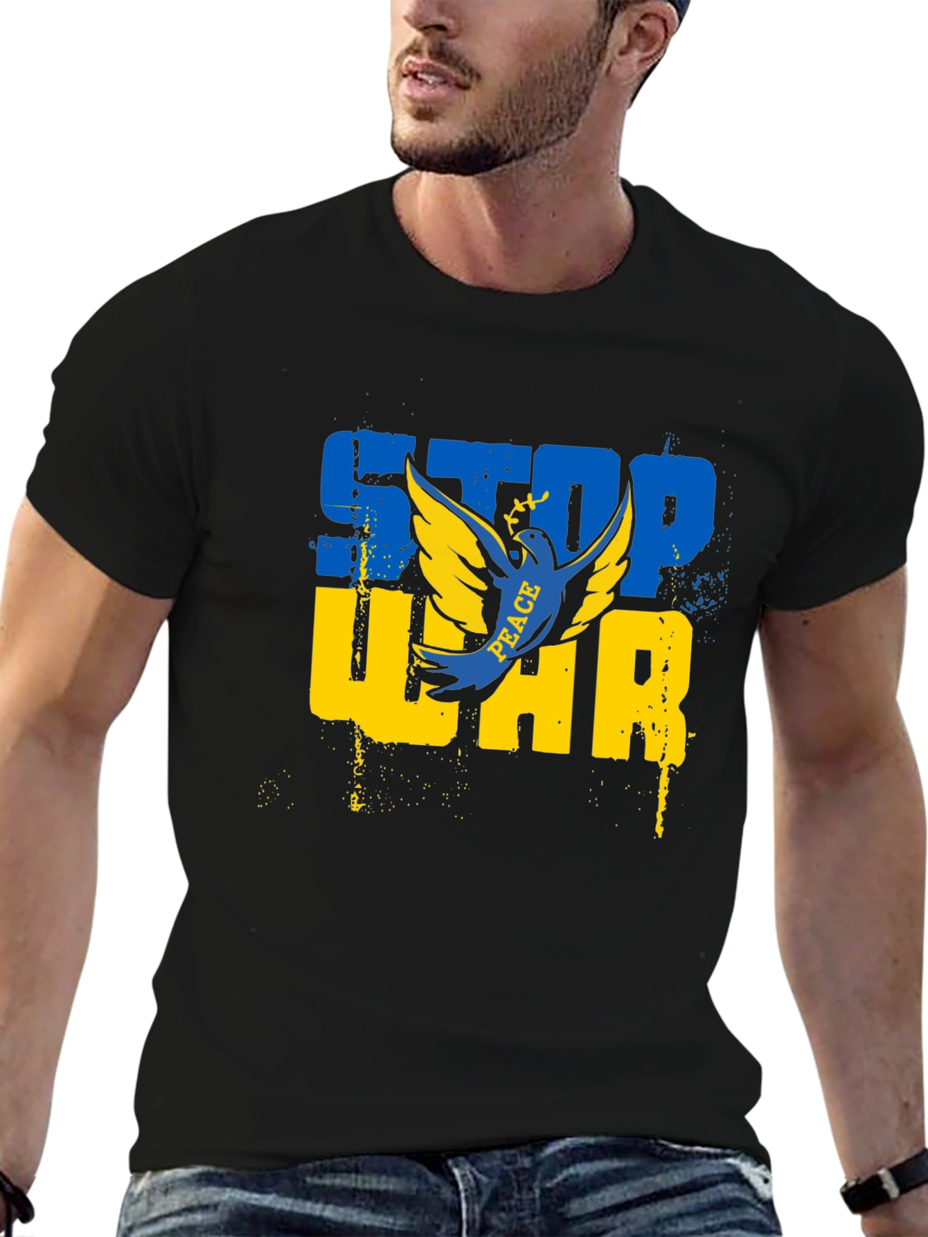 Stop War Dove Graphic T-Shirt