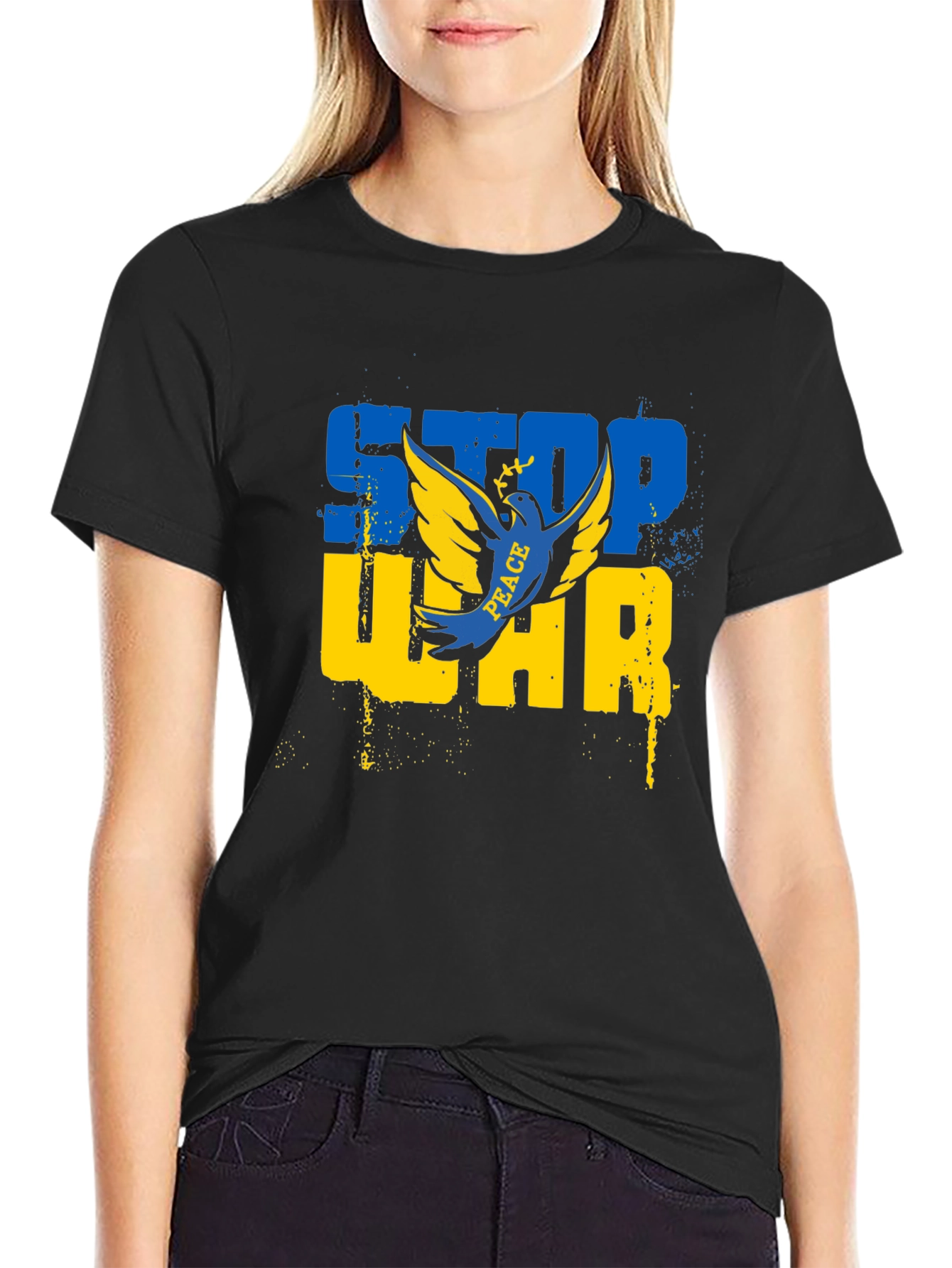 Stop War Dove Graphic T-Shirt