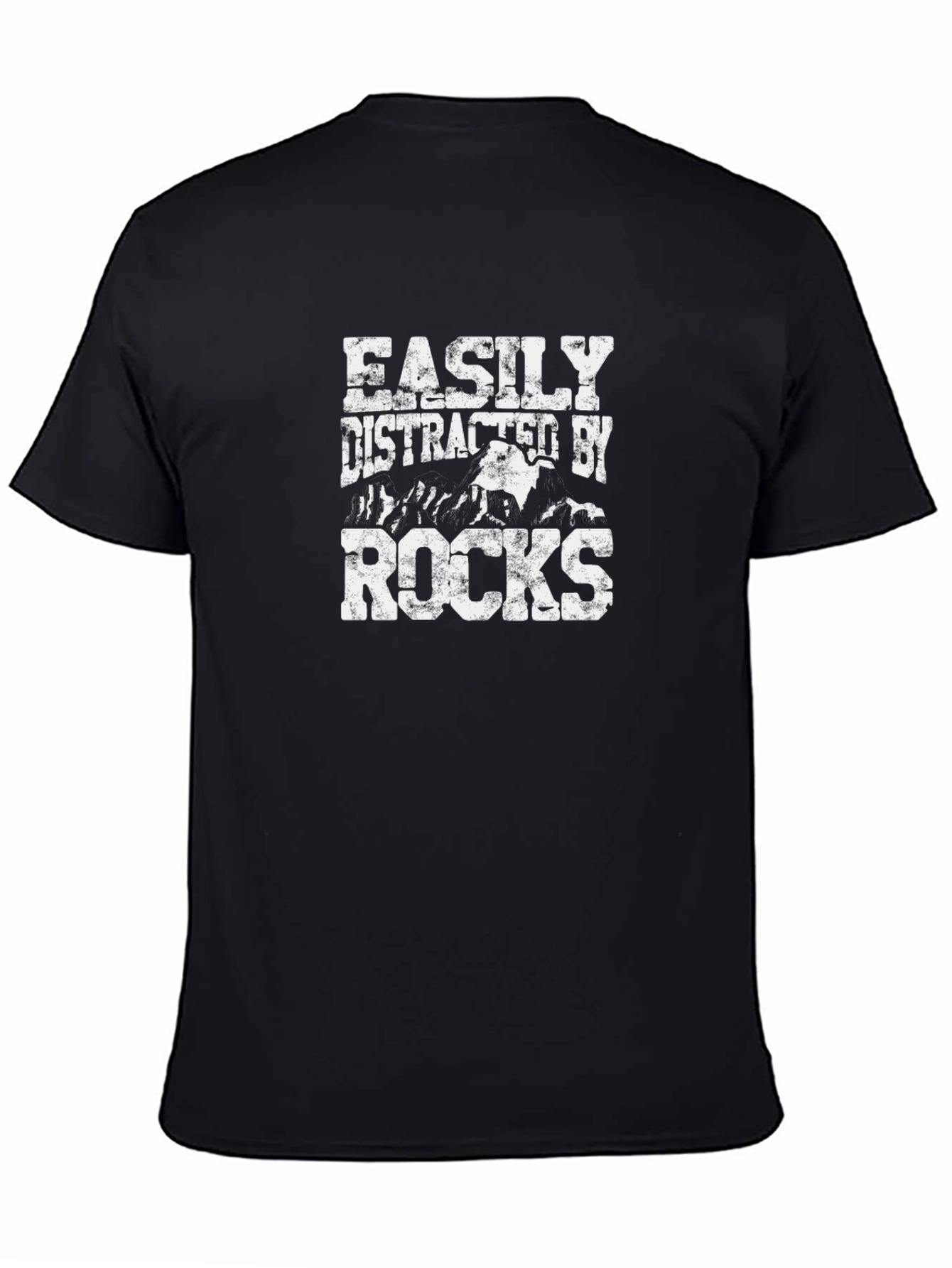 Easily Distracted By Rocks Graphic T-Shirt
