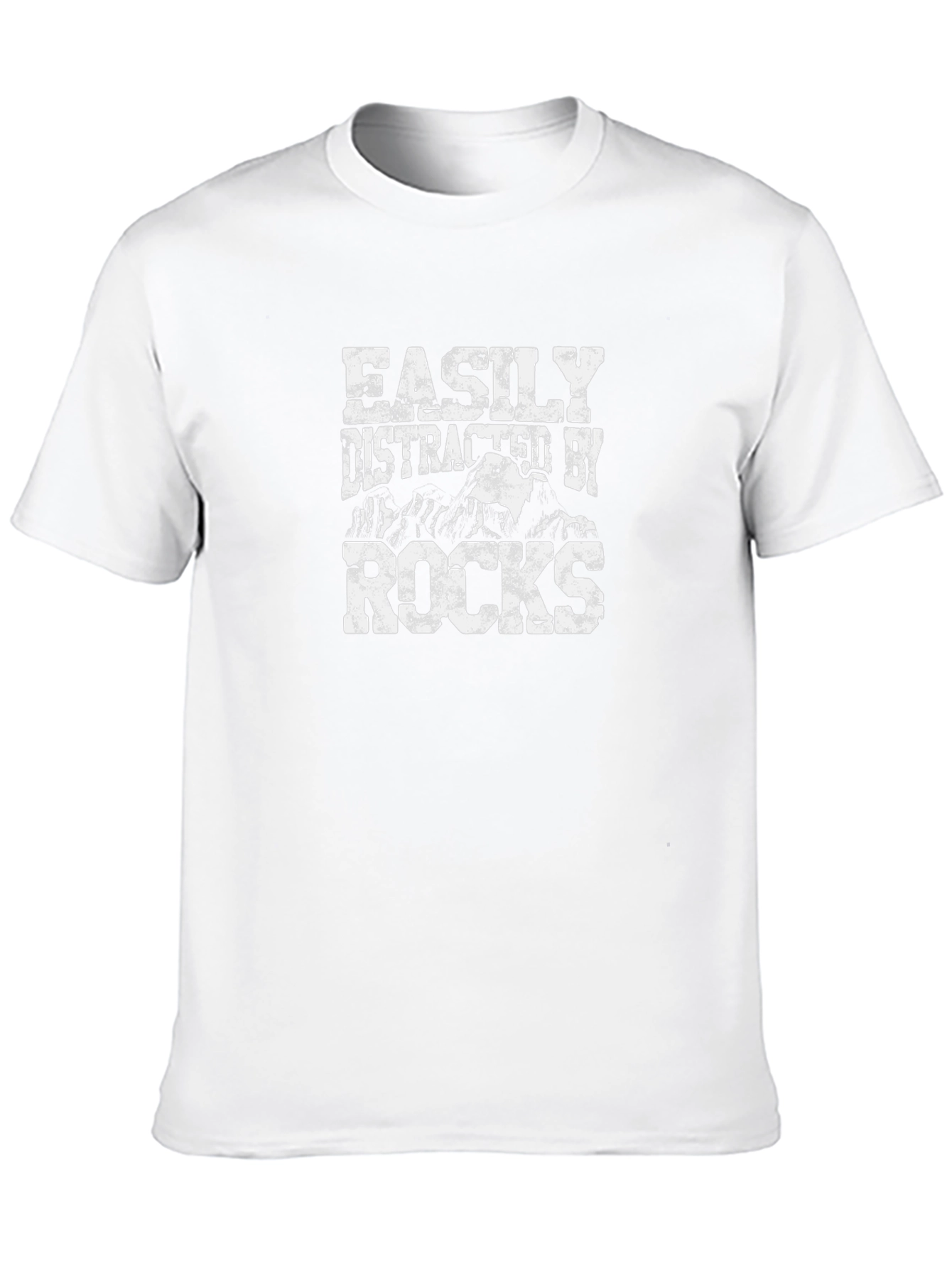 Easily Distracted By Rocks Graphic T-Shirt